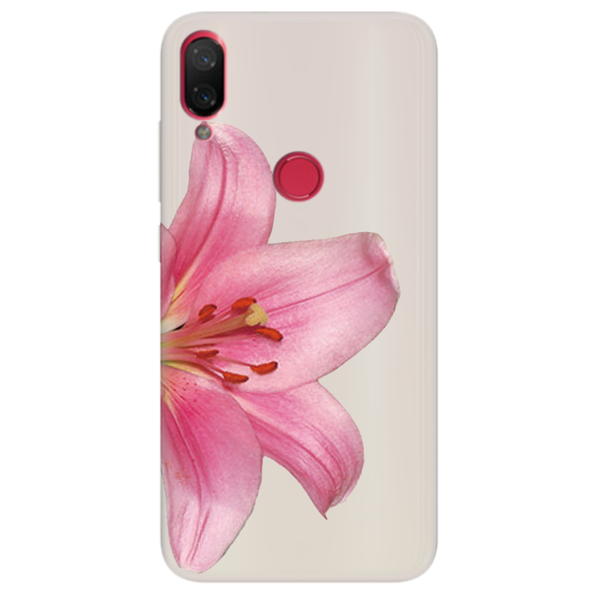 Чехол для Xiaomi Mi Play полупрозрачный матовый soft touch Магия цветка - фото 1 - Чехлы для телефонов