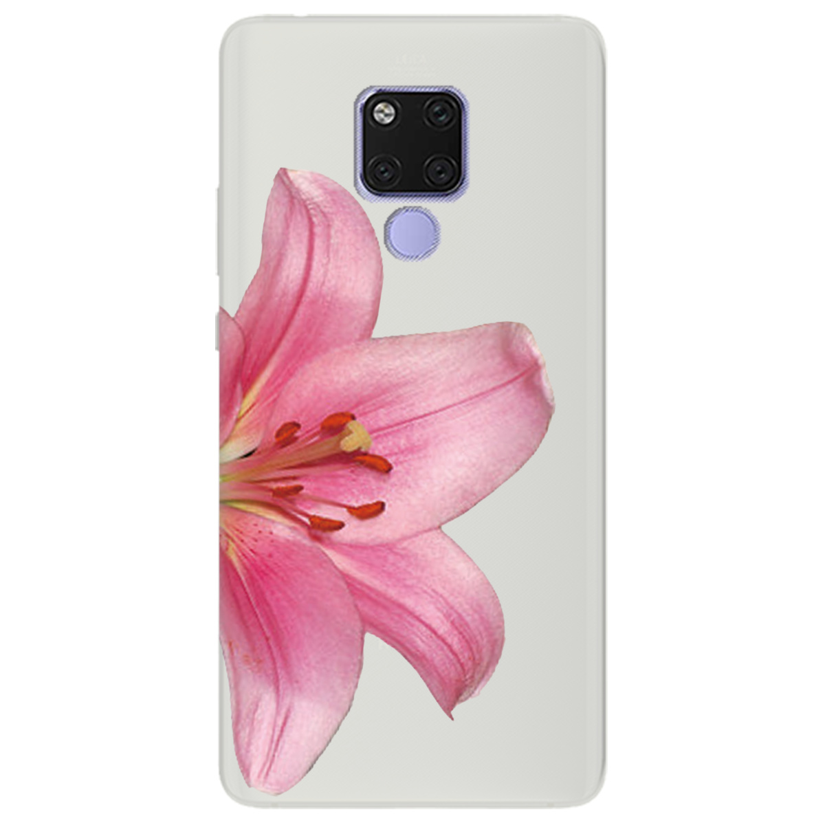 Чехол для Huawei Mate 20 полупрозрачный матовый soft touch Магия цветка - фото 1 - Чехлы для телефонов