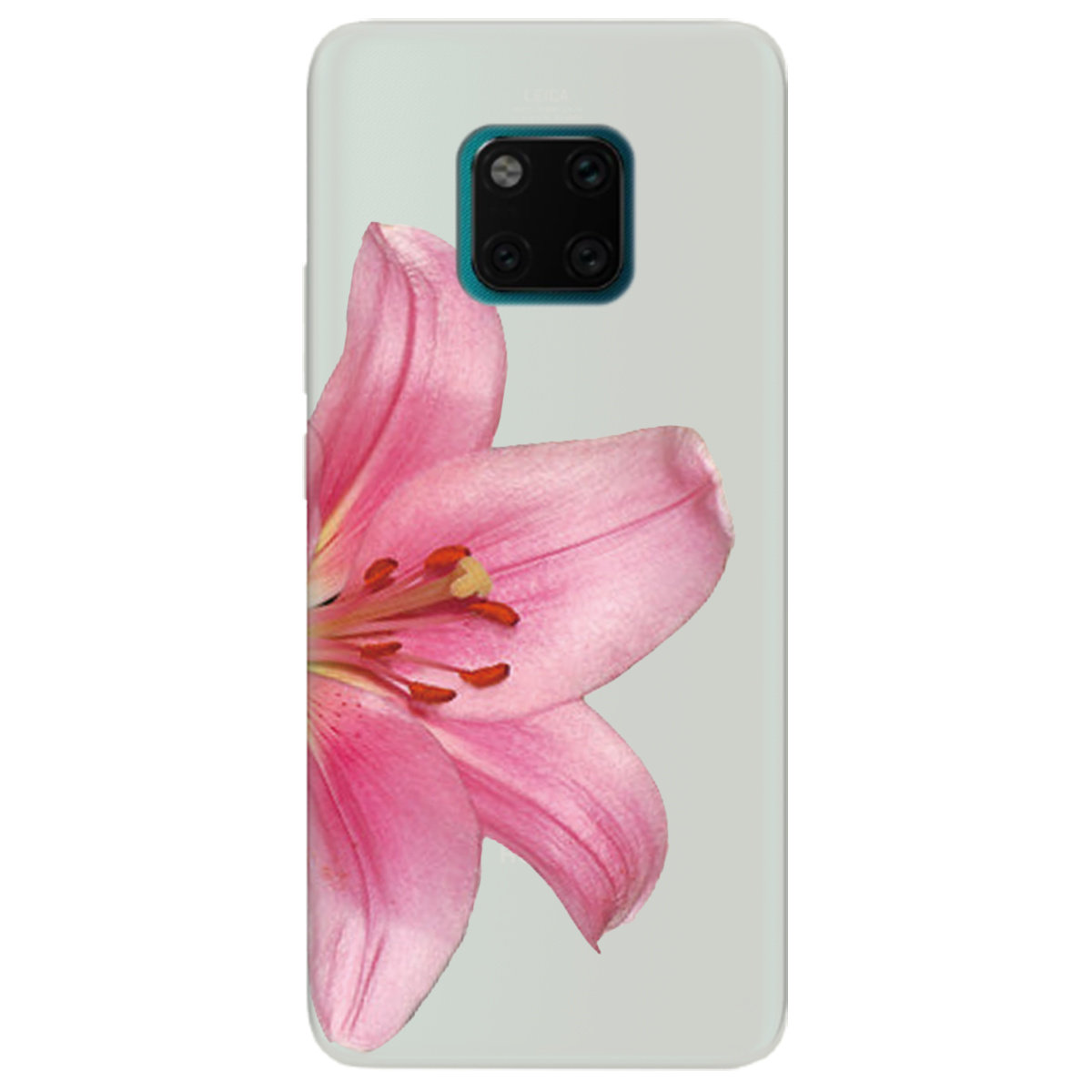 Чехол для Huawei Mate 20 Pro полупрозрачный матовый soft touch Магия цветка - фото 1 - Чехлы для телефонов