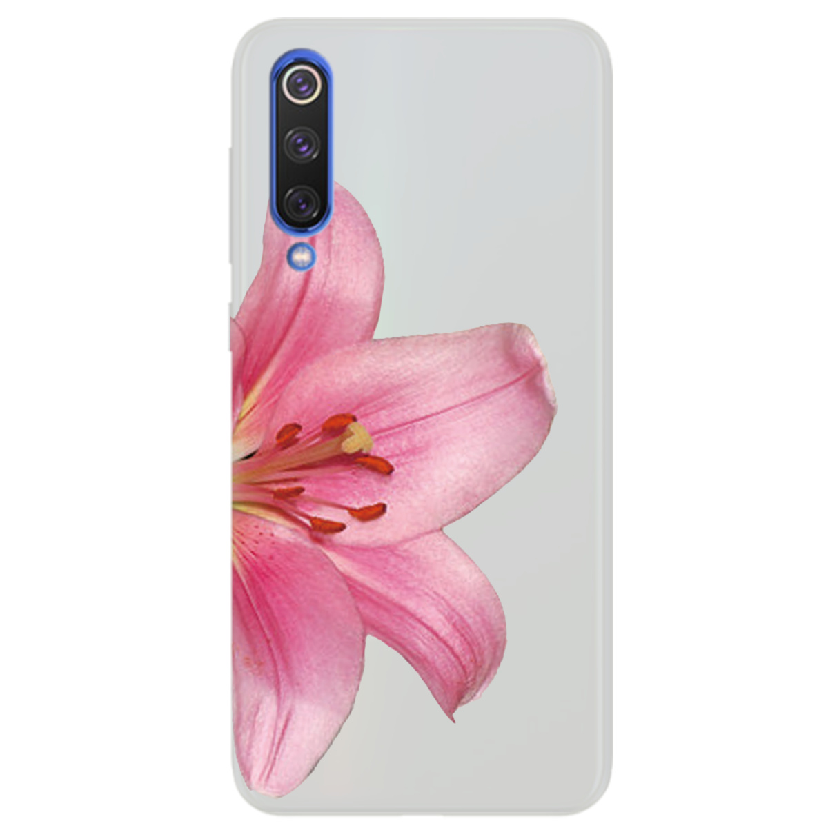 Чохол для Xiaomi Mi 9 напівпрозорий матовий soft touch Магія квітки - фото 1 - Чохли для телефонів