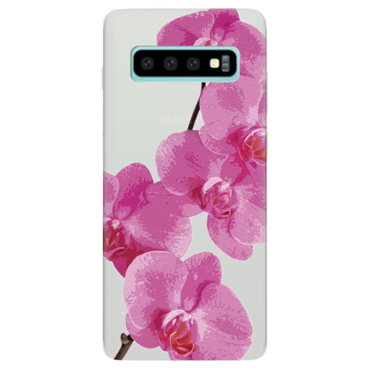 Чохол для Samsung Galaxy S10 Plus напівпрозорий матовий soft touch Рожевий шарм - фото 1 - Чохли для телефонів