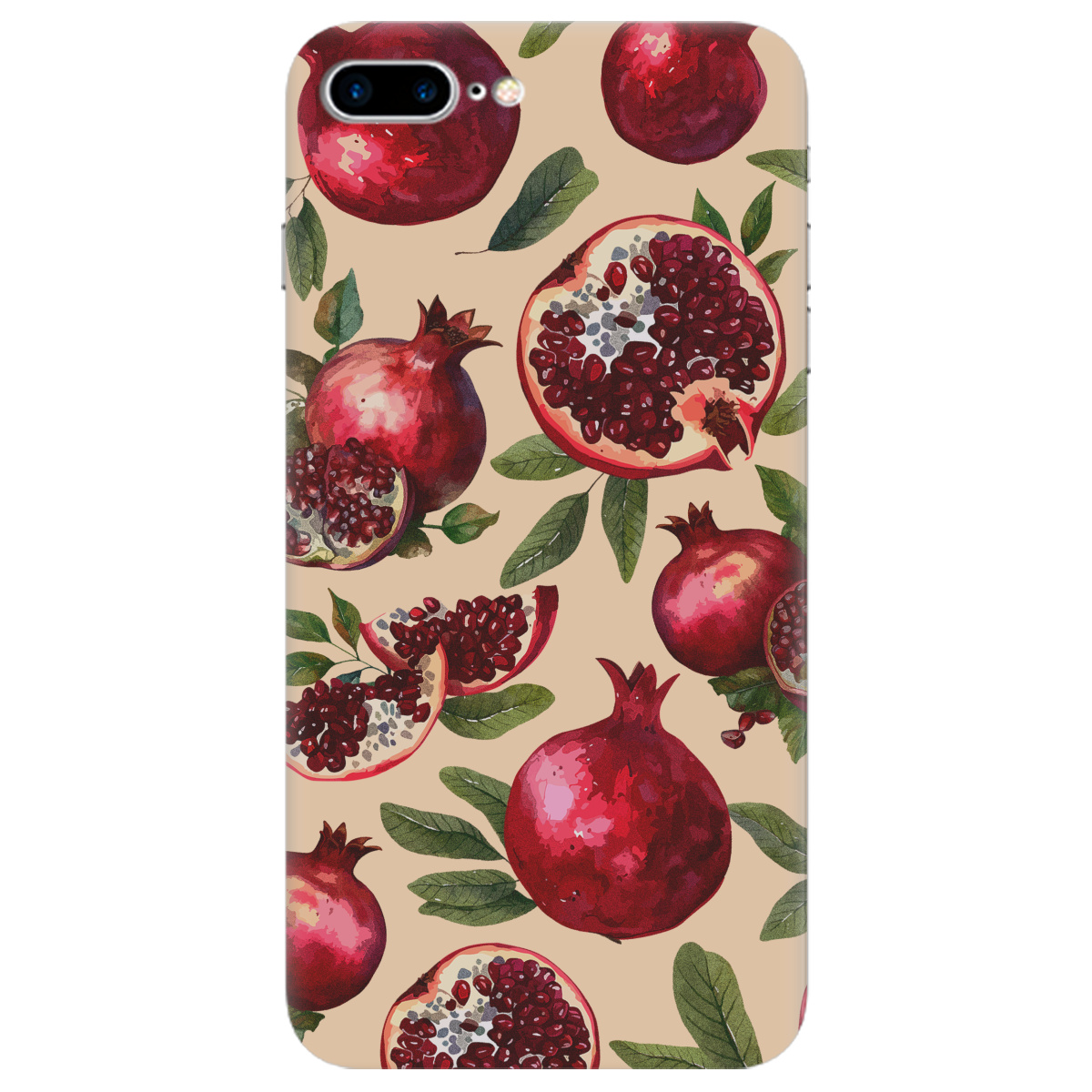 Чехол для Apple iPhone 8 Plus Гранатовая страсть - фото 1 - Чехлы для телефонов