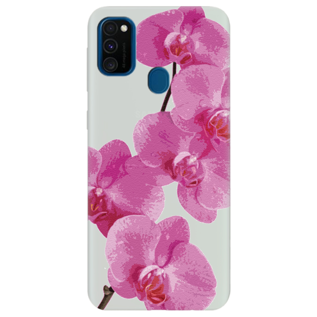 Чохол для Samsung Galaxy M30s напівпрозорий матовий soft touch Рожевий шарм - фото 1 - Чохли для телефонів