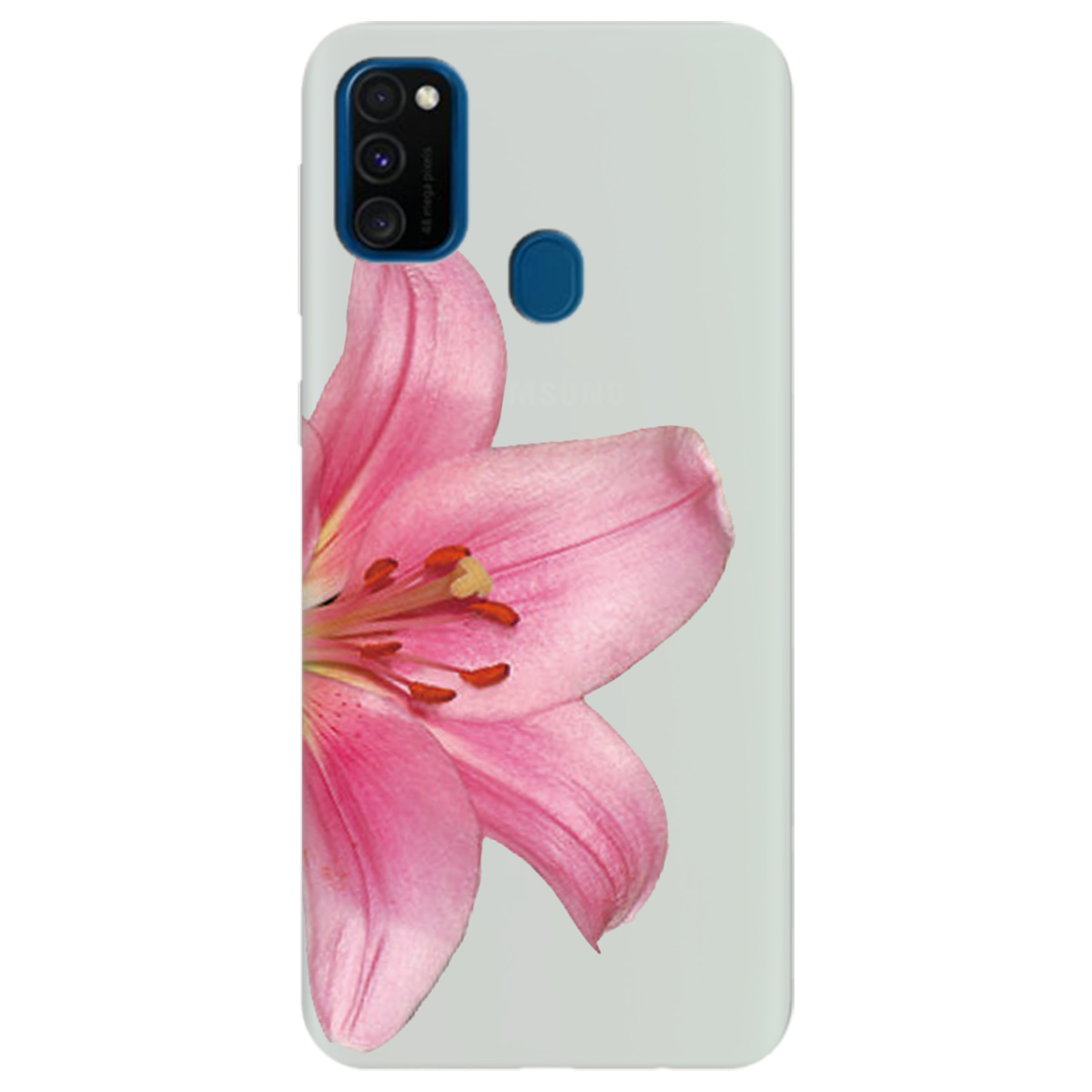 Чохол для Samsung Galaxy M30s напівпрозорий матовий soft touch Магія квітки - фото 1 Чохол для Samsung Galaxy M30s напівпрозорий матовий soft touch Магія квітки - фото 1 - Чохли для телефонів