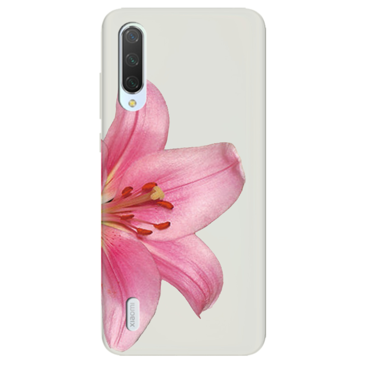 Чехол для Xiaomi Mi 9 Lite полупрозрачный матовый soft touch Магия цветка - фото 1 - Чехлы для телефонов