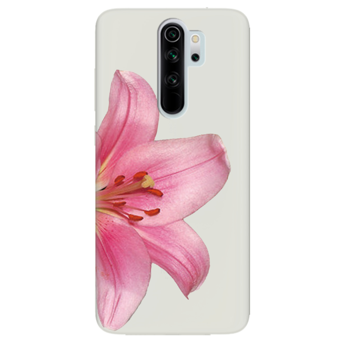 Чехол для Xiaomi Redmi Note 8 Pro полупрозрачный матовый soft touch Магия цветка - фото 1 - Чехлы для телефонов