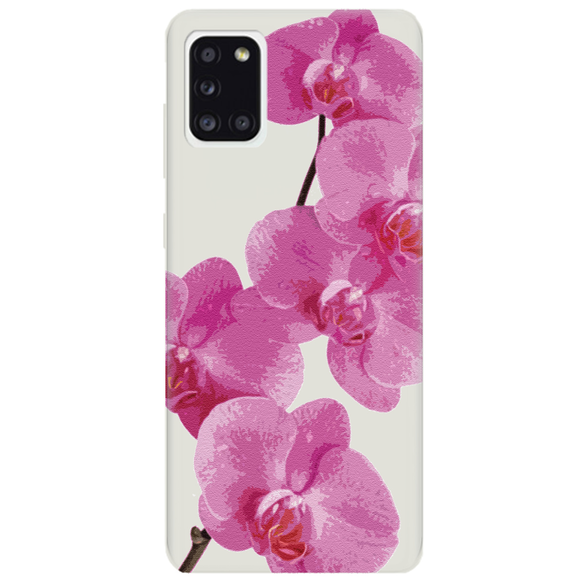 Чохол для Samsung Galaxy A31 напівпрозорий матовий soft touch Рожевий шарм - фото 1 - Чохли для телефонів