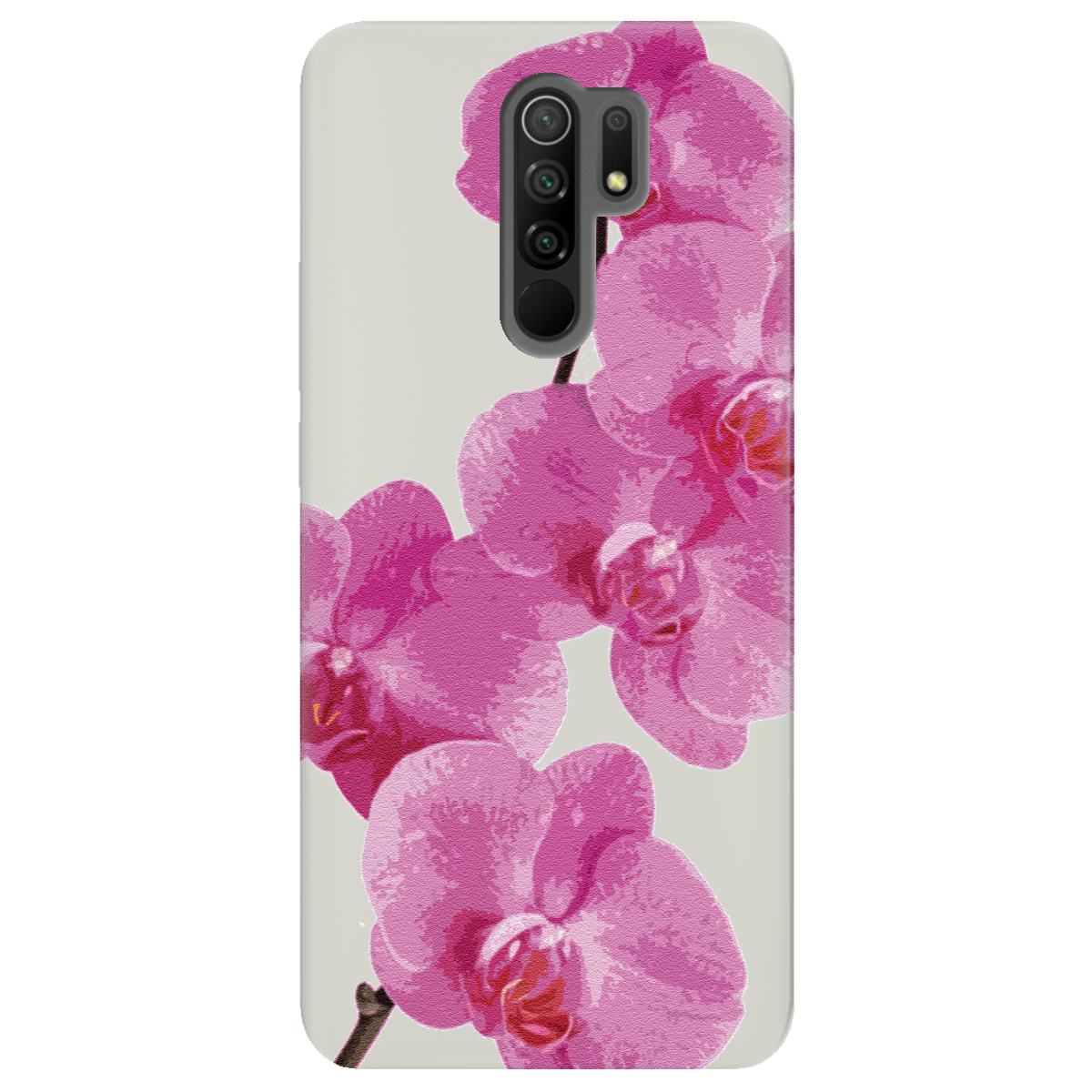 Чохол для Xiaomi Redmi 9 напівпрозорий матовий soft touch Рожевий шарм - фото 1 - Чохли для телефонів