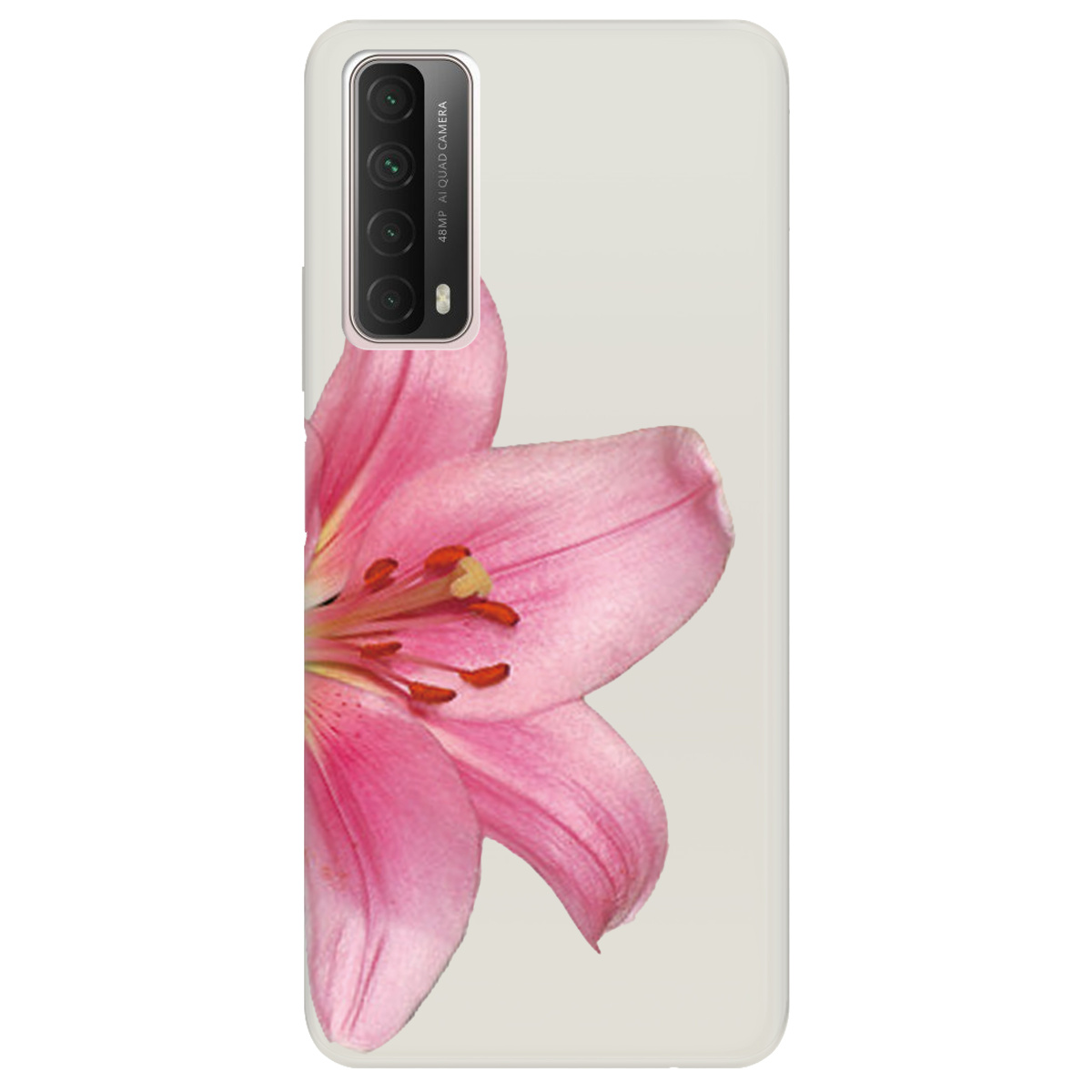 Чехол для Huawei P Smart 2021 полупрозрачный матовый soft touch Магия цветка - фото 1 - Чехлы для телефонов