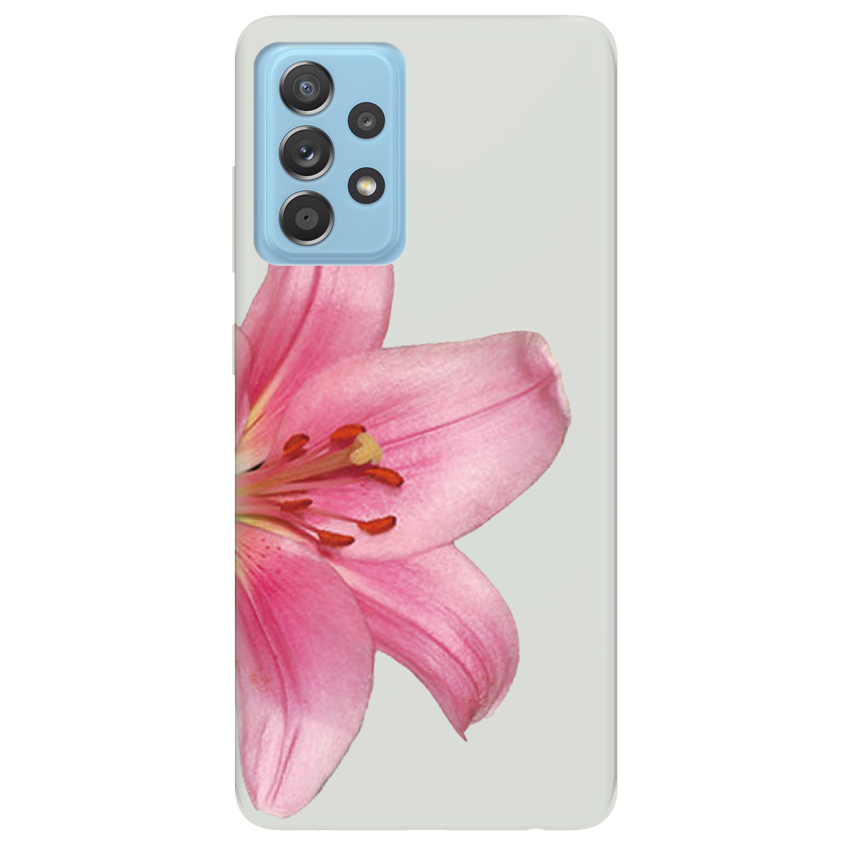 Чохол для Samsung Galaxy A52 напівпрозорий матовий soft touch Магія квітки - фото 1 - Чохли для телефонів