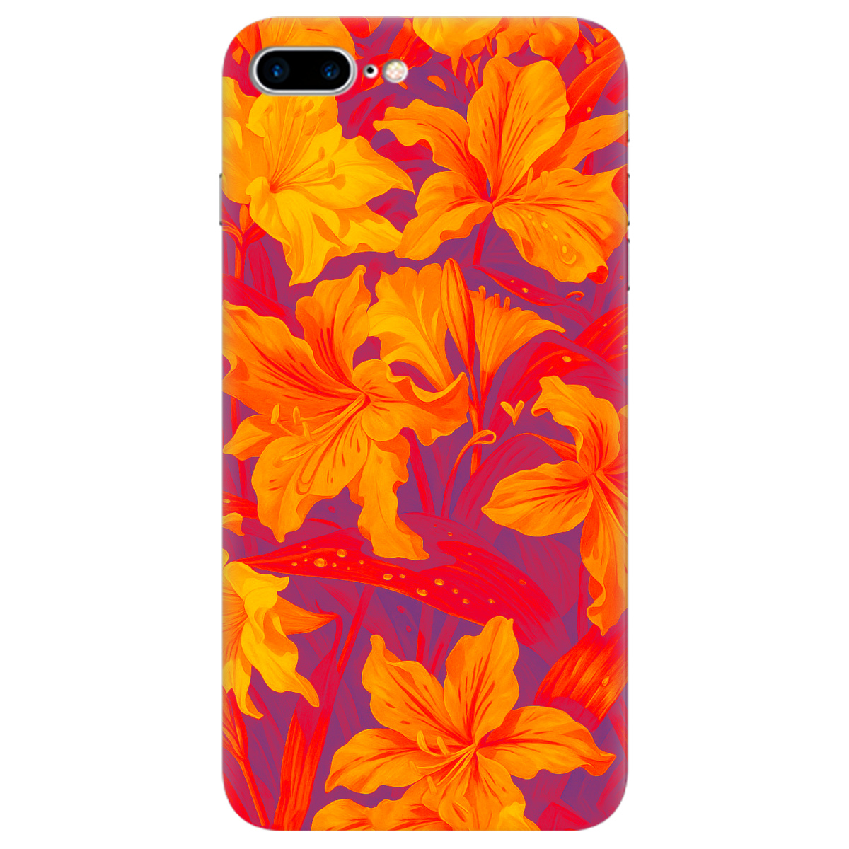 Чохол для Apple iPhone 8 Plus Динаміка барв - фото 1 - Чохли для телефонів