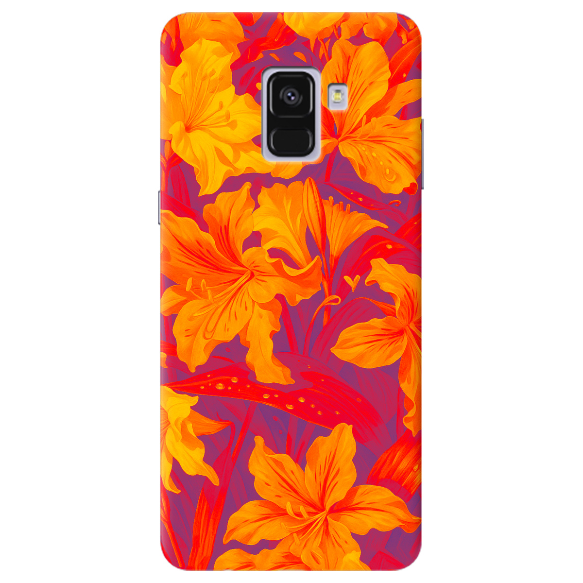 Чохол для Samsung Galaxy A8 Plus 2018 Динаміка барв - фото 1 - Чохли для телефонів