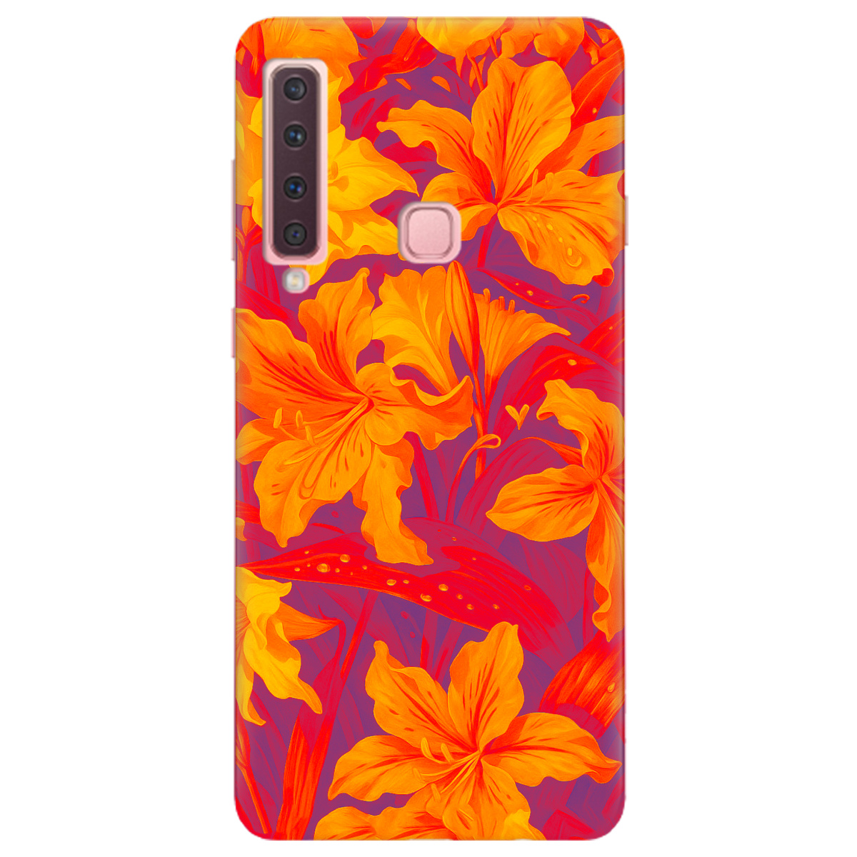 Чехол для Samsung Galaxy A9 2018 Динамика красок - фото 1 - Чехлы для телефонов