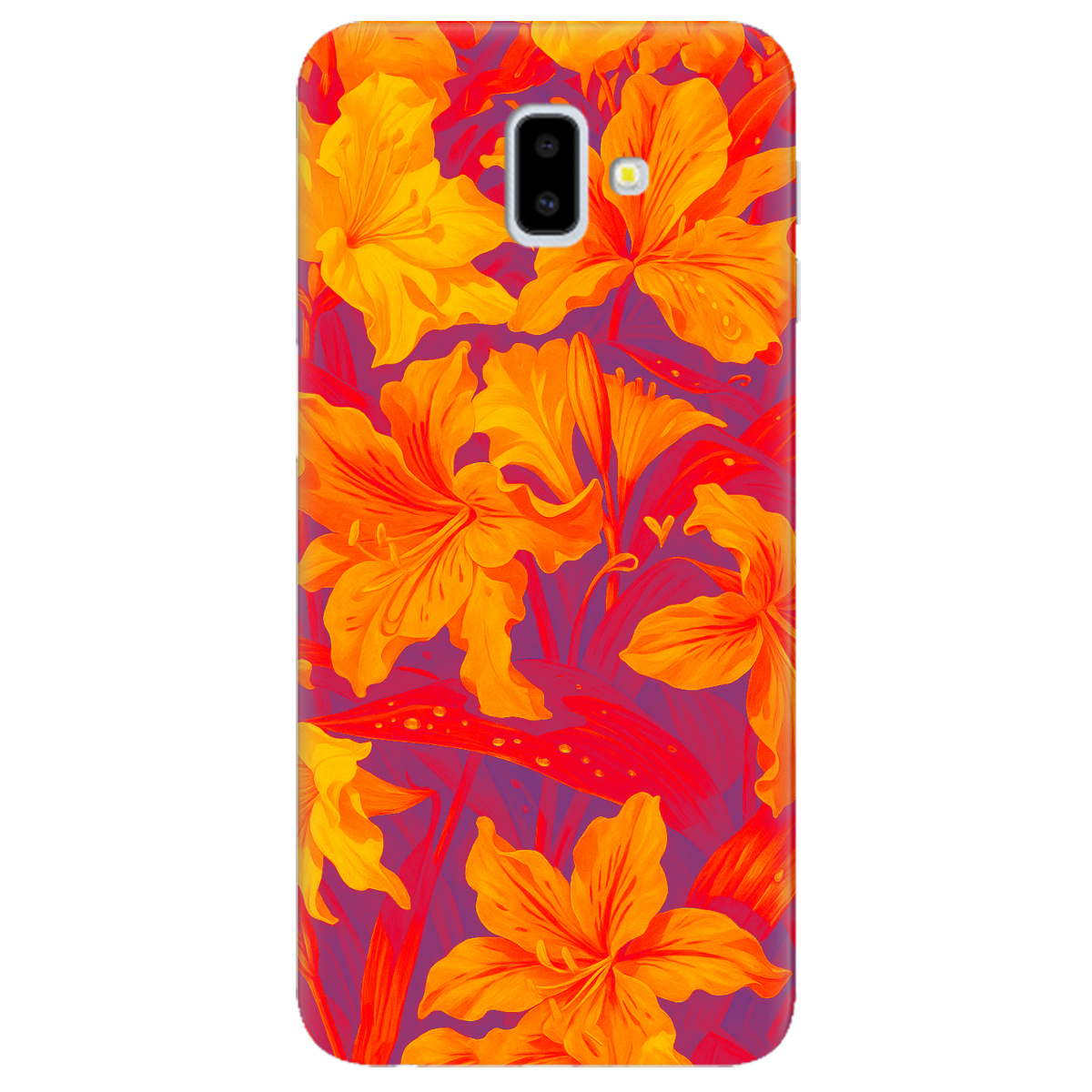 Чехол для Samsung Galaxy J6 Plus 2018 Динамика красок - фото 1 - Чехлы для телефонов