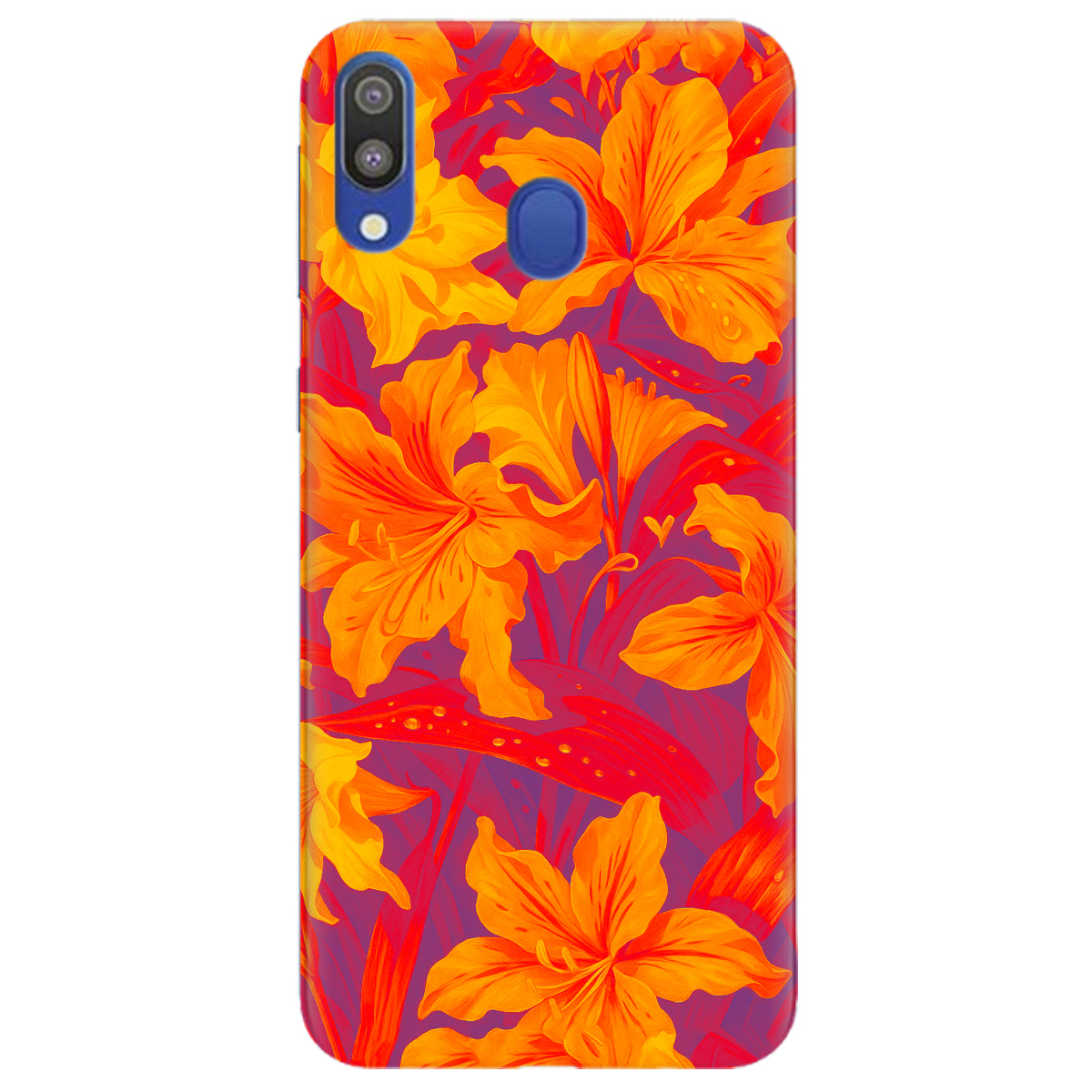 Чехол для Samsung Galaxy M20 Динамика красок - фото 1 Чехол для Samsung Galaxy M20 Динамика красок - фото 1 - Чехлы для телефонов