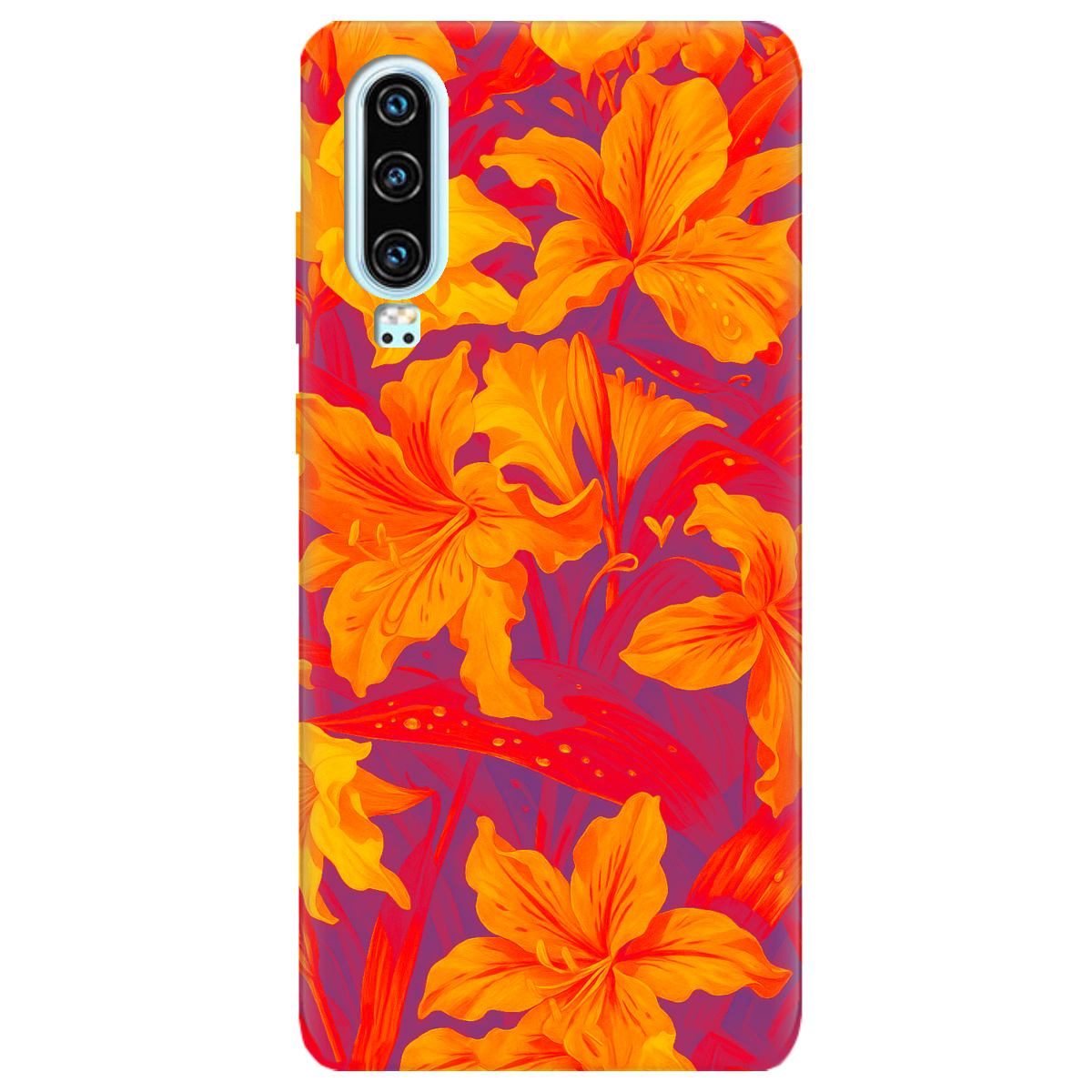 Чехол для Huawei P30 Динамика красок - фото 1 Чехол для Huawei P30 Динамика красок - фото 1 - Чехлы для телефонов
