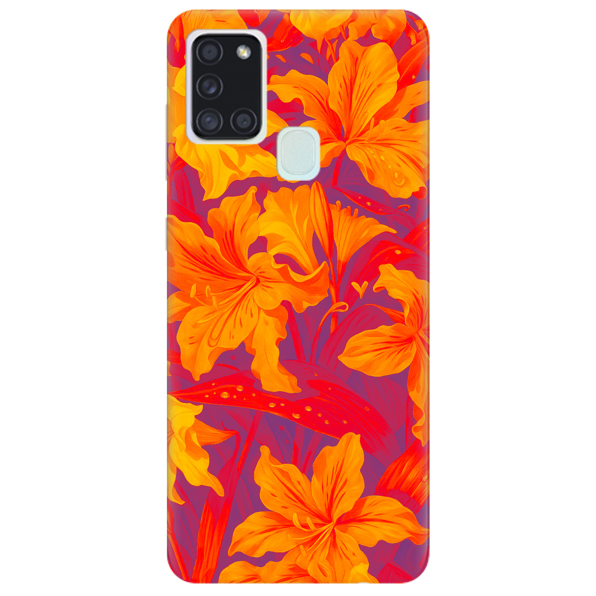 Чохол для Samsung Galaxy A21s Динаміка барв - фото 1 - Чохли для телефонів