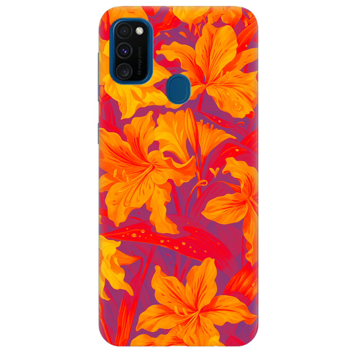 Чехол для Samsung Galaxy M21 Динамика красок - фото 1 - Чехлы для телефонов