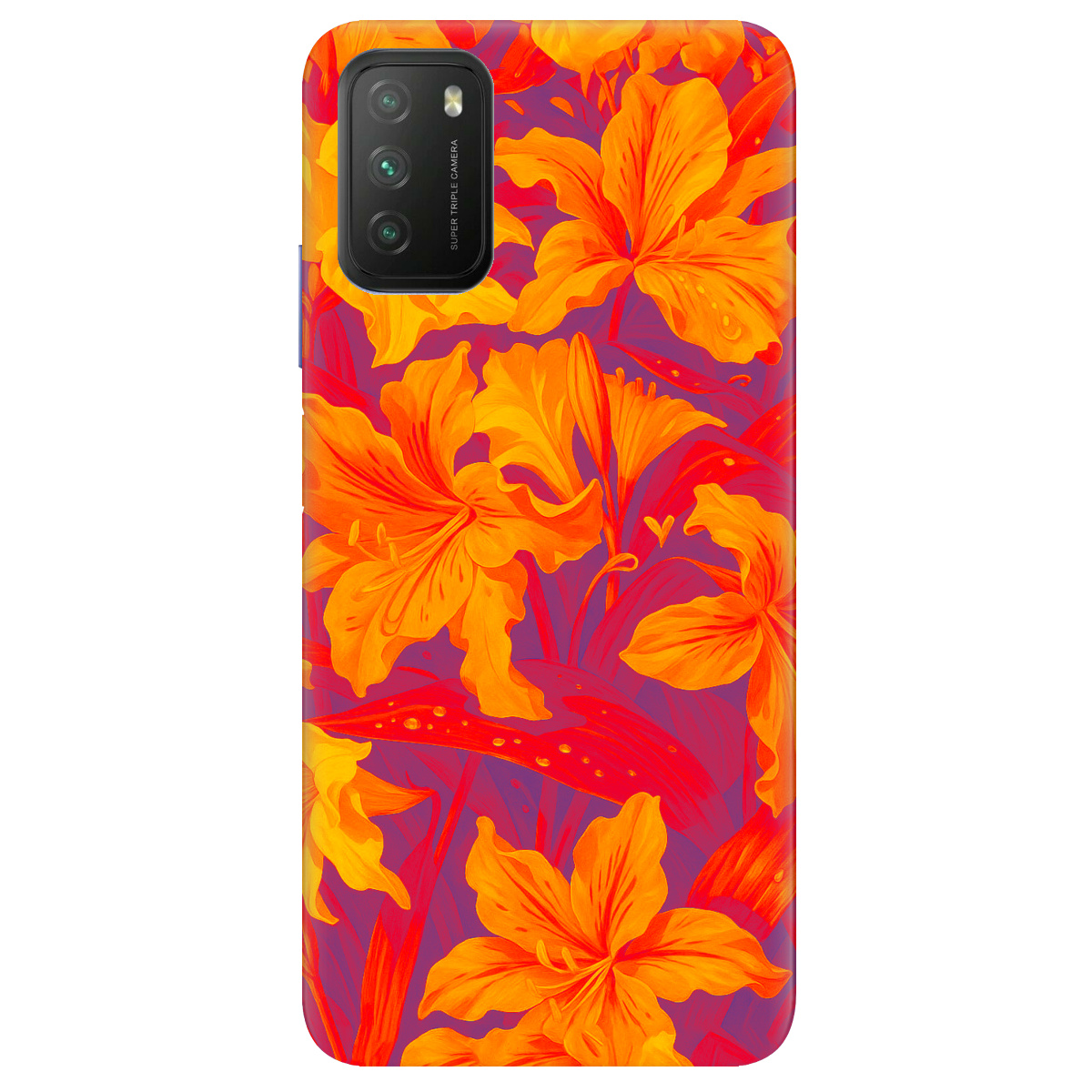 Чехол для Xiaomi Poco M3 Динамика красок - фото 1 - Чехлы для телефонов