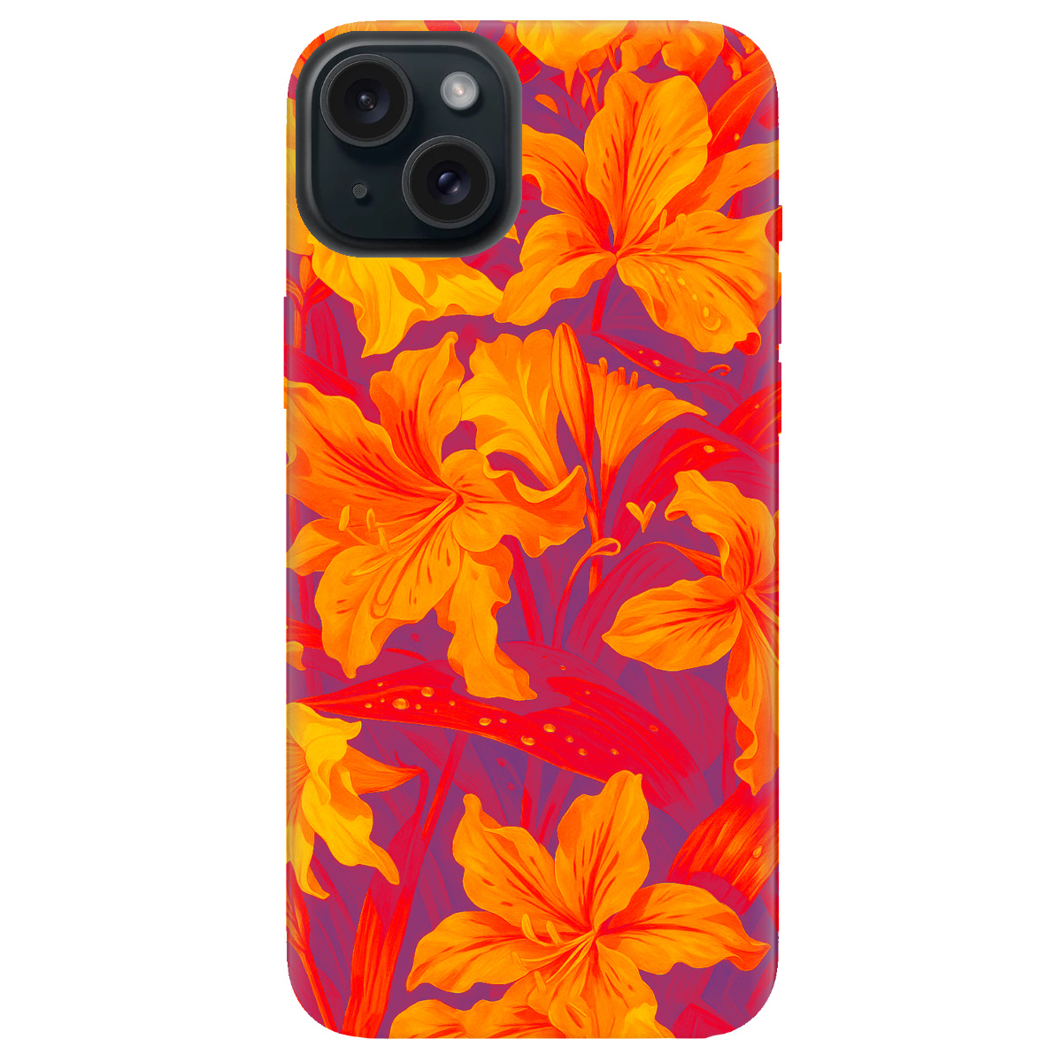 Чехол для Apple iPhone 15 Plus Динамика красок - фото 1 - Чехлы для телефонов