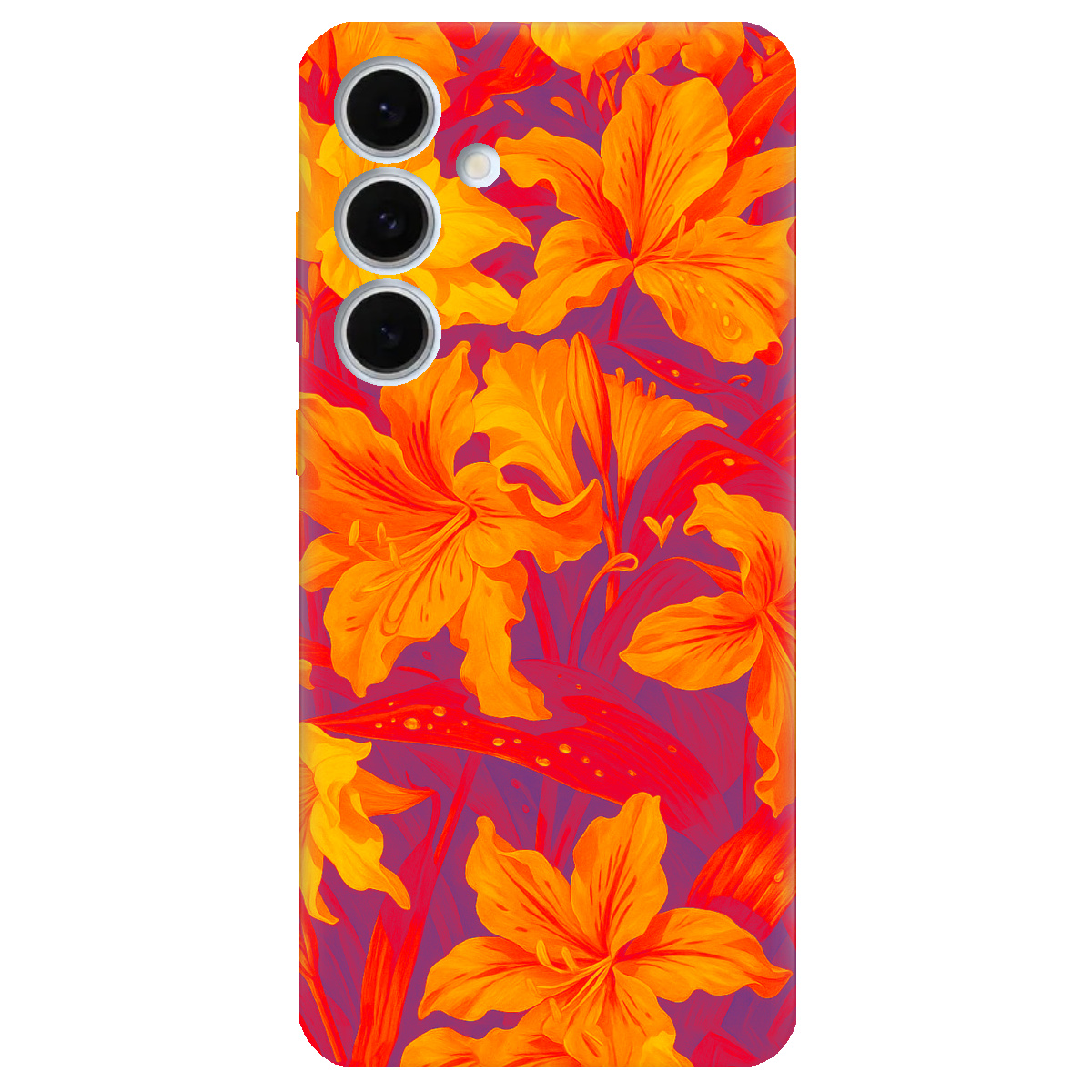 Чехол для Samsung Galaxy S24 FE Динамика красок - фото 1 - Чехлы для телефонов