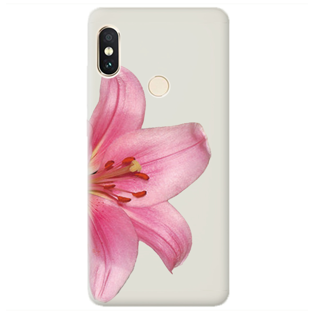 Чохол для Xiaomi Redmi Note 5 напівпрозорий матовий soft touch Магія квітки - фото 1 - Чохли для телефонів