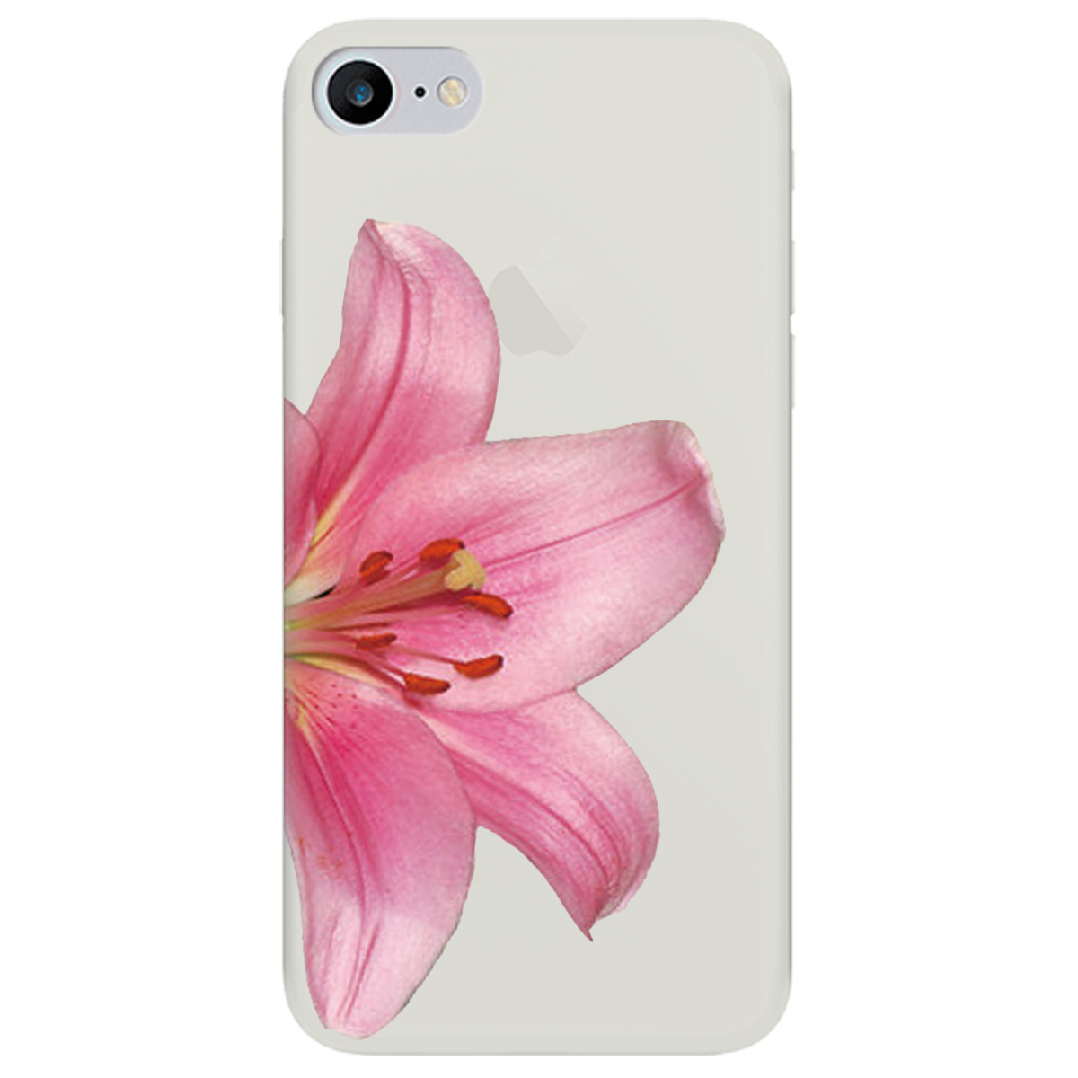 Чехол для Apple iPhone SE 2020 полупрозрачный матовый soft touch Магия цветка - фото 1 - Чехлы для телефонов