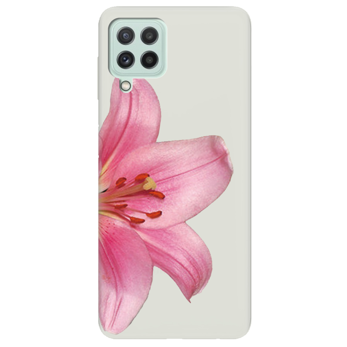 Чехол для Samsung Galaxy M32 полупрозрачный матовый soft touch Магия цветка - фото 1 - Чехлы для телефонов