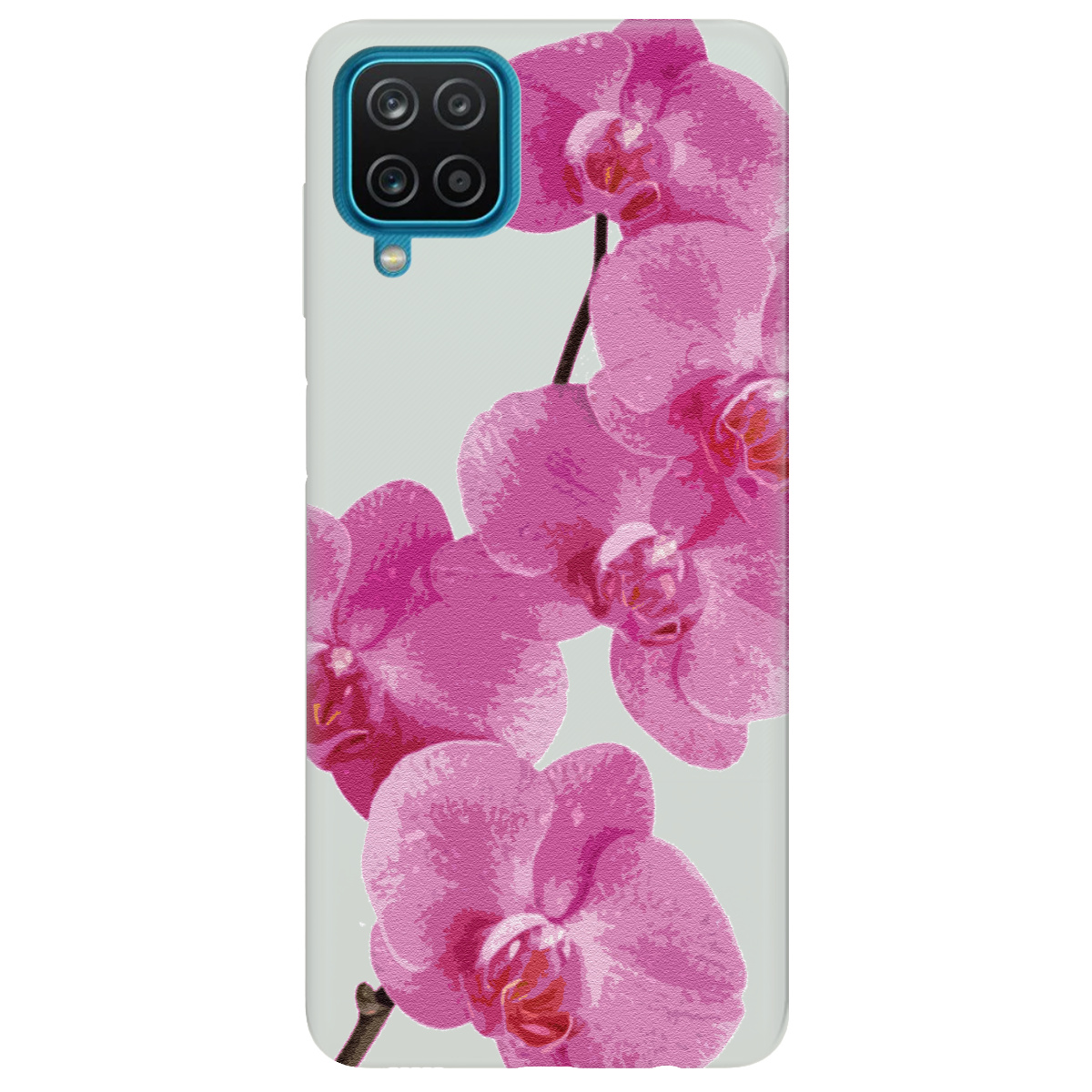 Чохол для Samsung Galaxy A12 5G напівпрозорий матовий soft touch Рожевий шарм - фото 1 - Чохли для телефонів