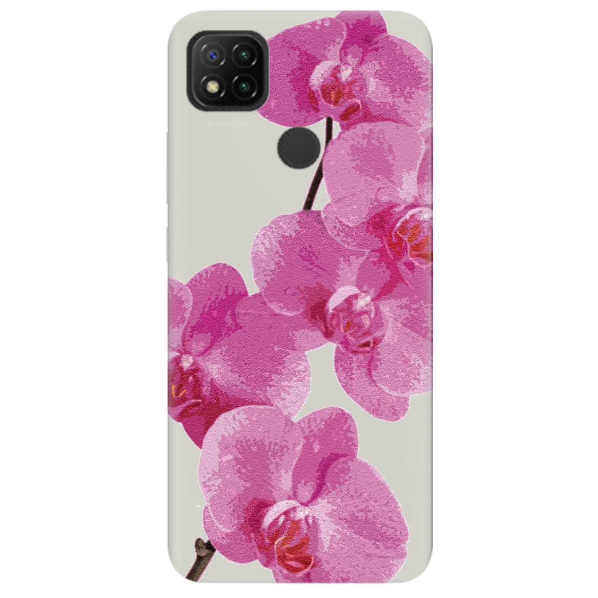 Чехол для Xiaomi Redmi 10A полупрозрачный матовый soft touch Розовый шарм - фото 1 - Чехлы для телефонов