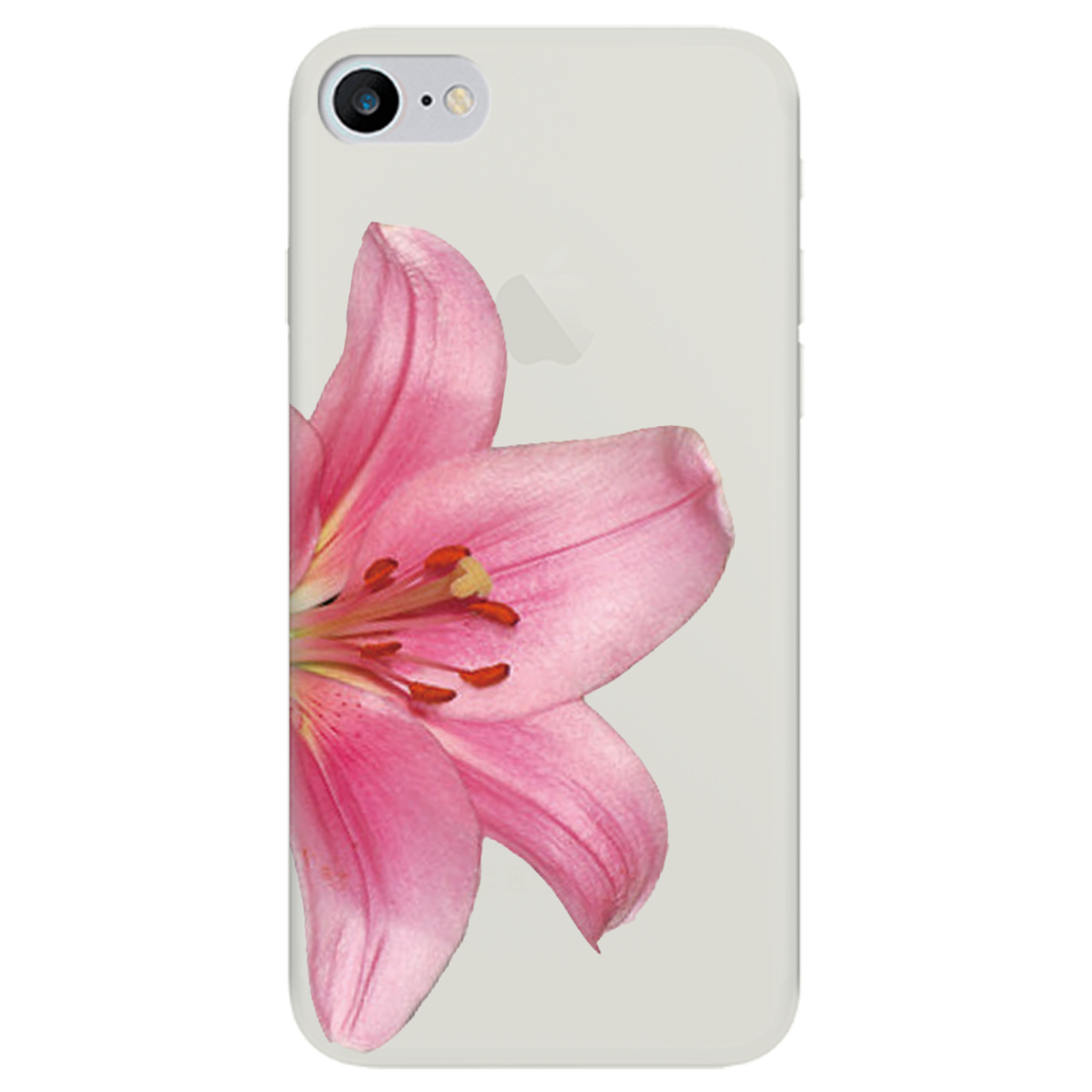 Чехол для Apple iPhone 8 полупрозрачный матовый soft touch Магия цветка - фото 1 - Чехлы для телефонов