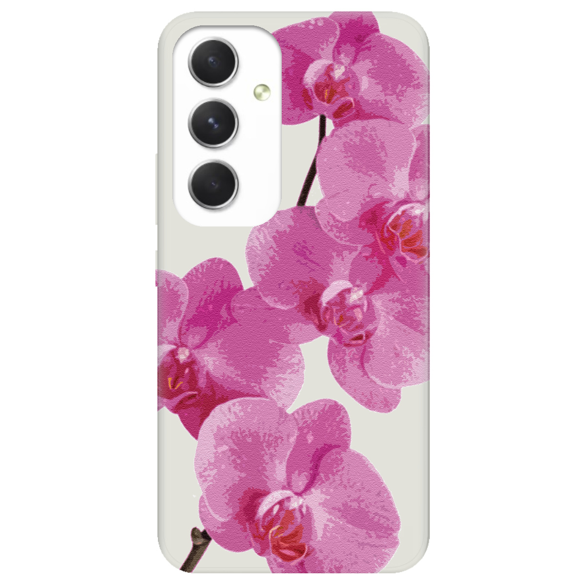 Чехол для Samsung Galaxy A54 полупрозрачный матовый soft touch Розовый шарм - фото 1 - Чехлы для телефонов