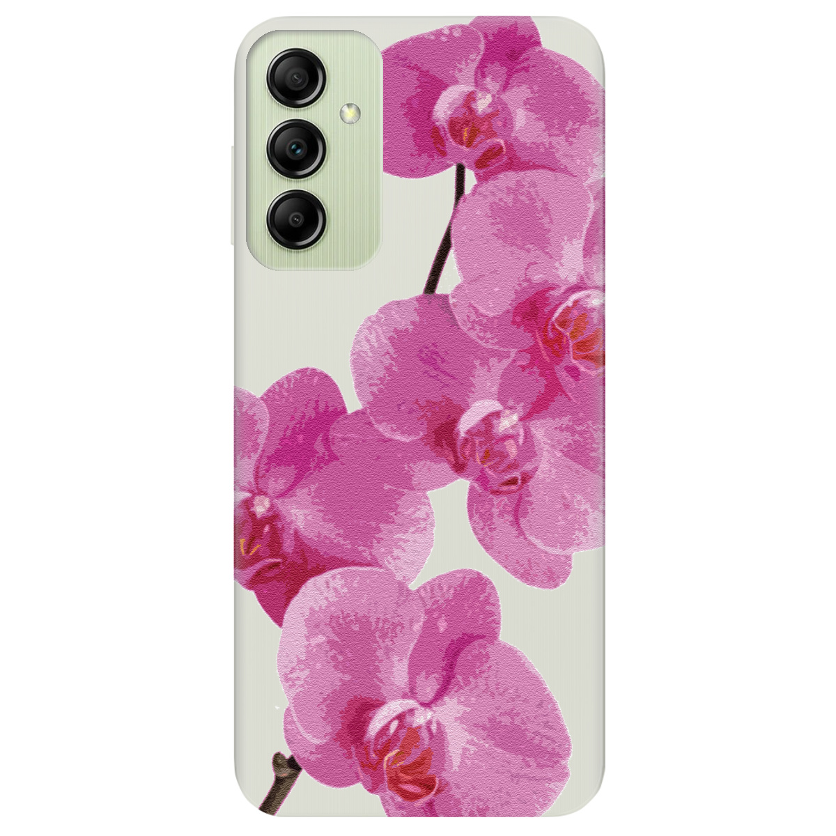 Чохол для Samsung Galaxy A14 напівпрозорий матовий soft touch Рожевий шарм - фото 1 - Чохли для телефонів