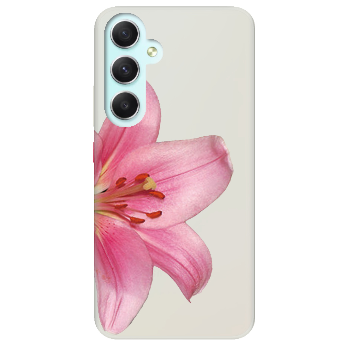 Чехол для Samsung Galaxy A34 полупрозрачный матовый soft touch Магия цветка - фото 1 - Чехлы для телефонов