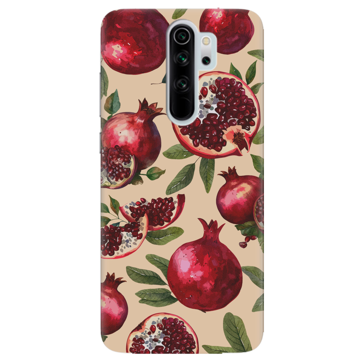 Чохол для Xiaomi Redmi Note 8 Pro Гранатова пристрасть - фото 1 - Чохли для телефонів