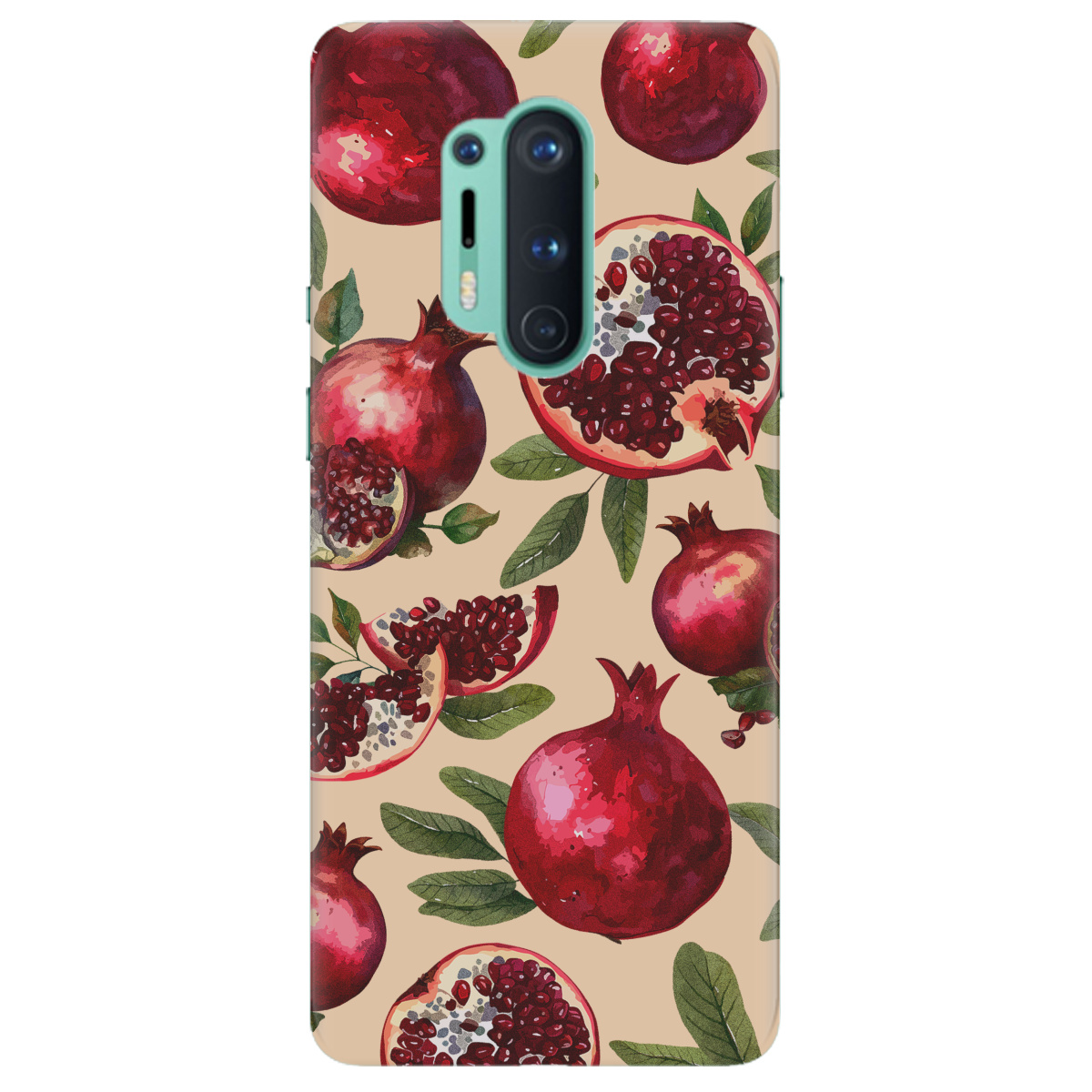 Чехол для OnePlus 8 Pro Гранатовая страсть - фото 1 Чехол для OnePlus 8 Pro Гранатовая страсть - фото 1 - Чехлы для телефонов