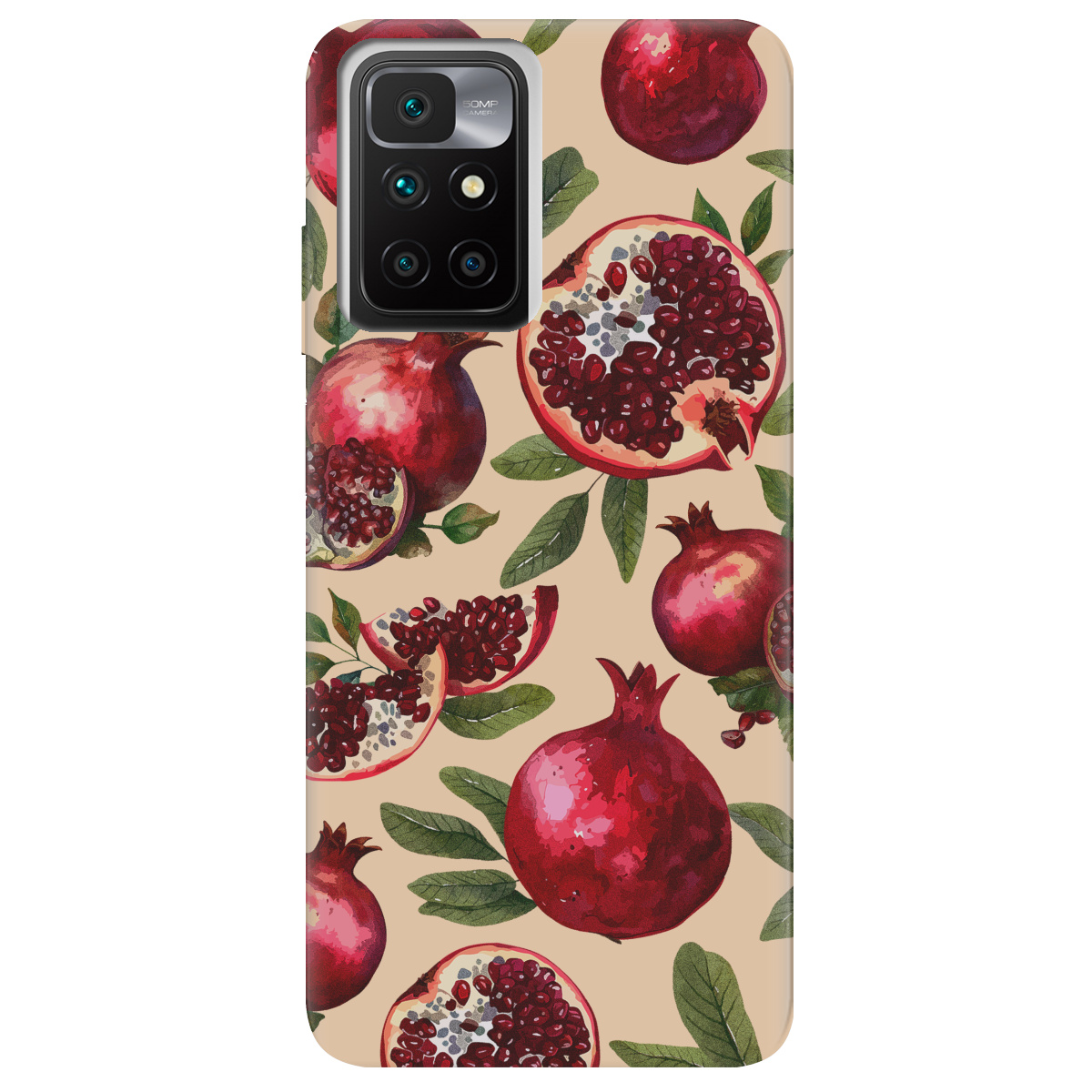 Чохол для Xiaomi Redmi 10 Гранатова пристрасть - фото 1 - Чохли для телефонів