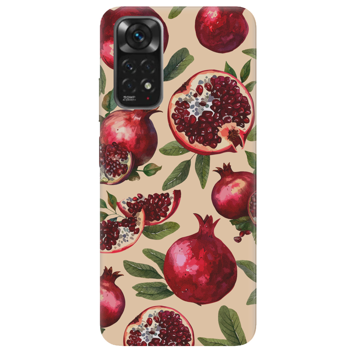 Чехол для Xiaomi Redmi Note 11 Гранатовая страсть - фото 1 - Чехлы для телефонов