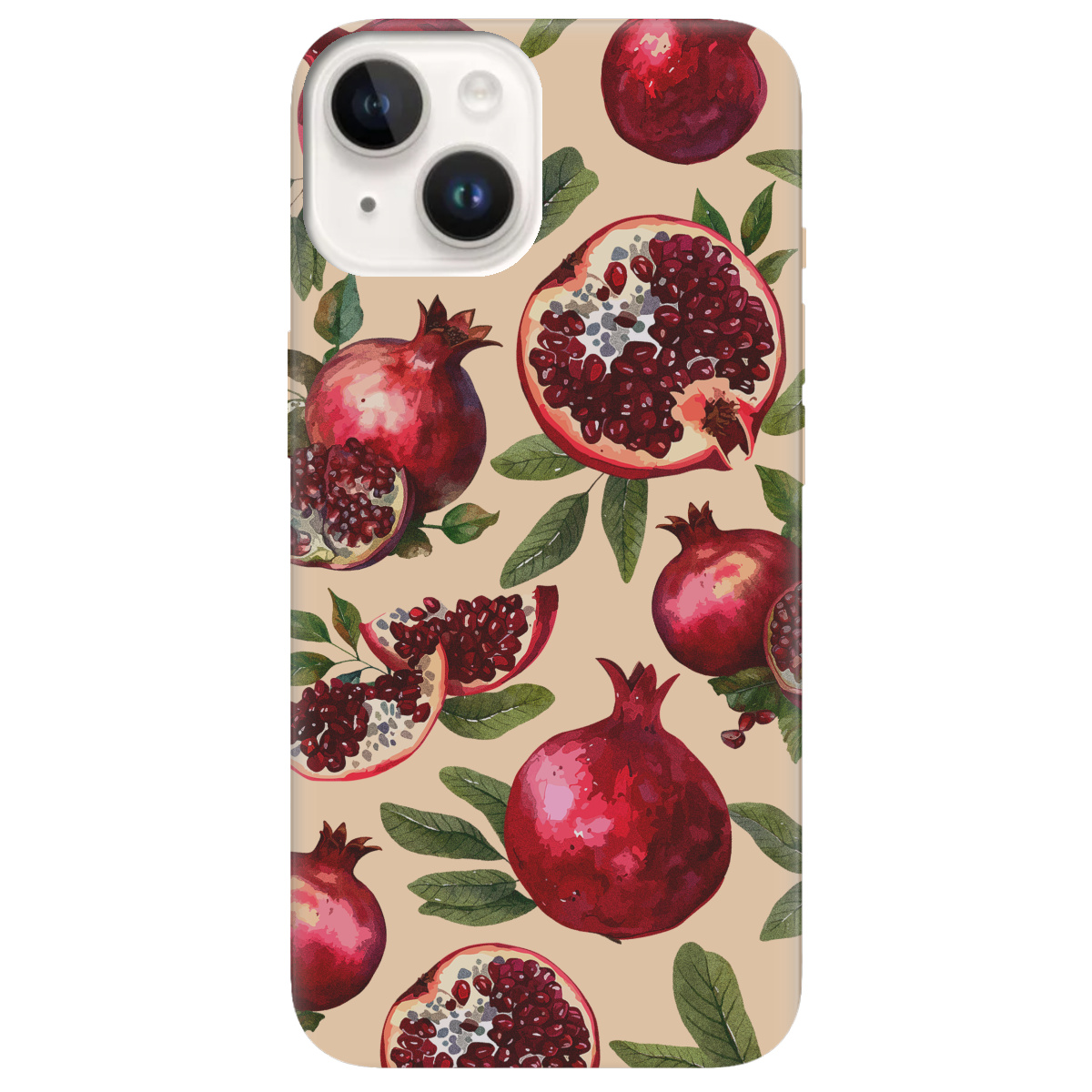 Чохол для Apple iPhone 14 Гранатова пристрасть - фото 1 - Чохли для телефонів