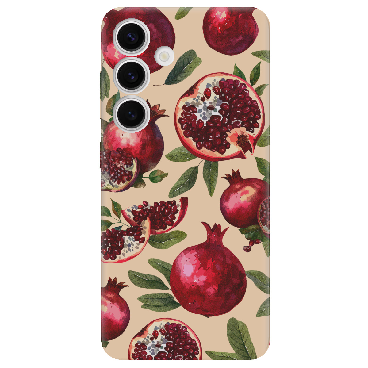 Чехол для Samsung Galaxy S24 Гранатовая страсть - фото 1 - Чехлы для телефонов