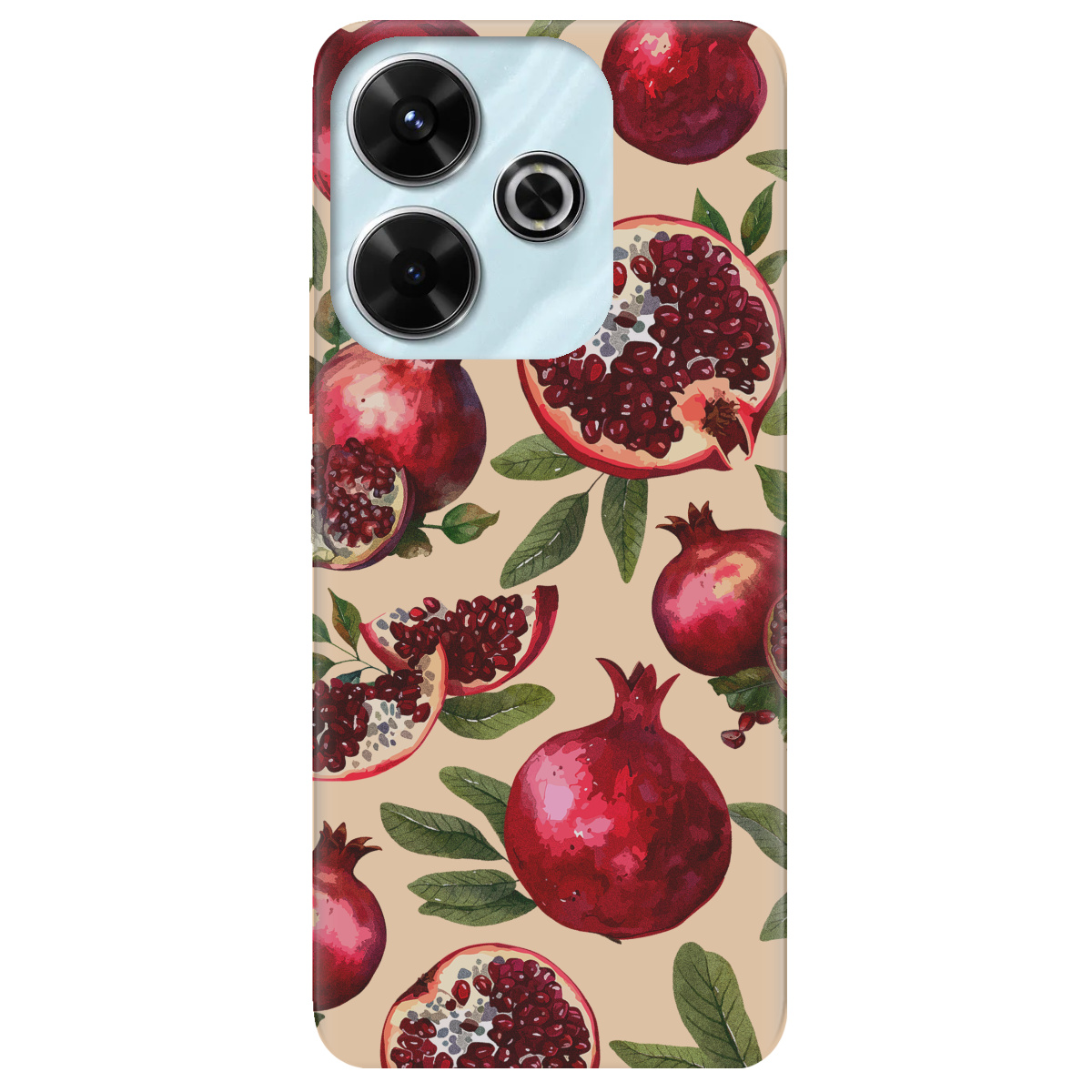 Чохол для Xiaomi Poco M6 4G Гранатова пристрасть - фото 1 Чохол для Xiaomi Poco M6 4G Гранатова пристрасть - фото 1 - Чохли для телефонів