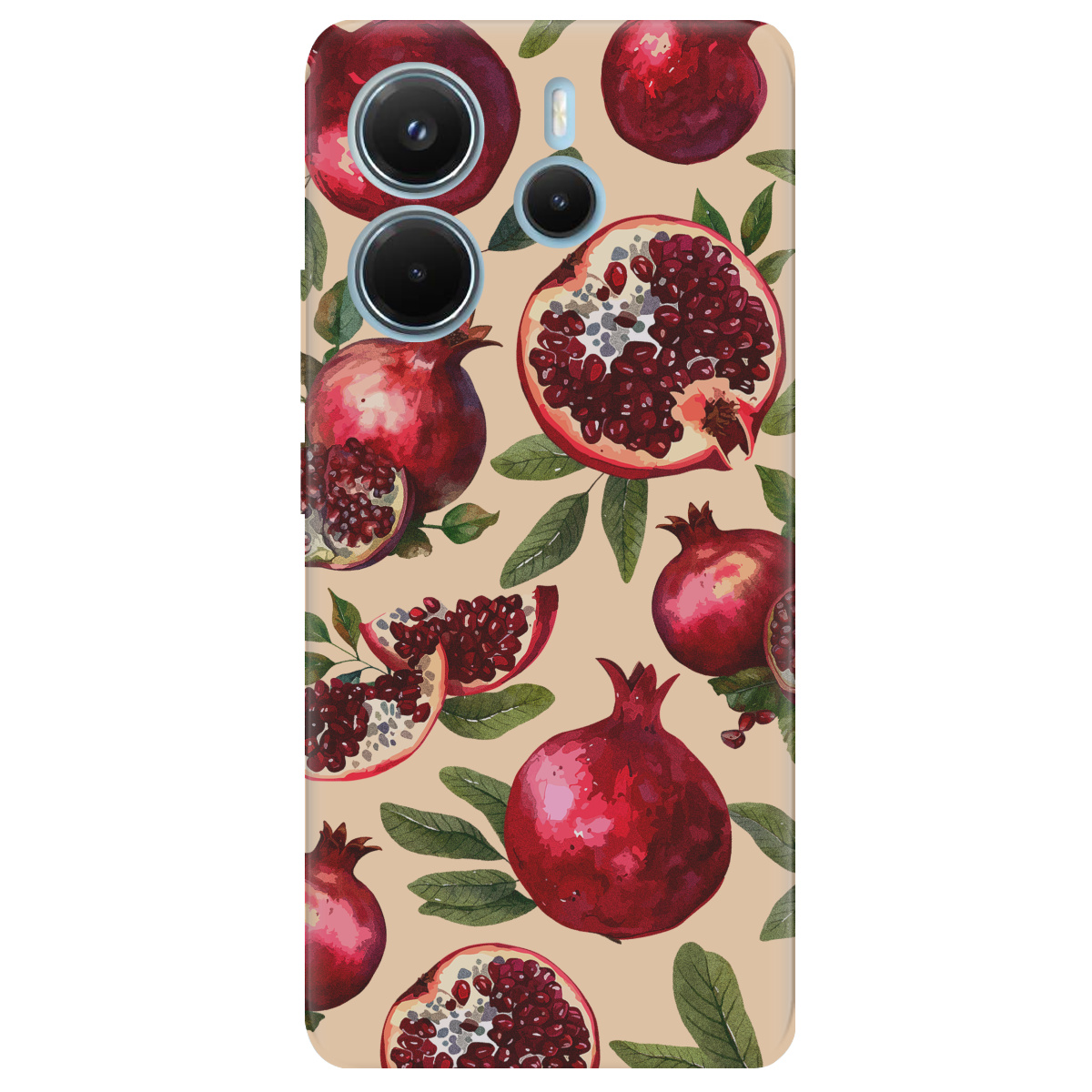 Чохол для Xiaomi Redmi Note 14 4G Гранатова пристрасть - фото 1 - Чохли для телефонів