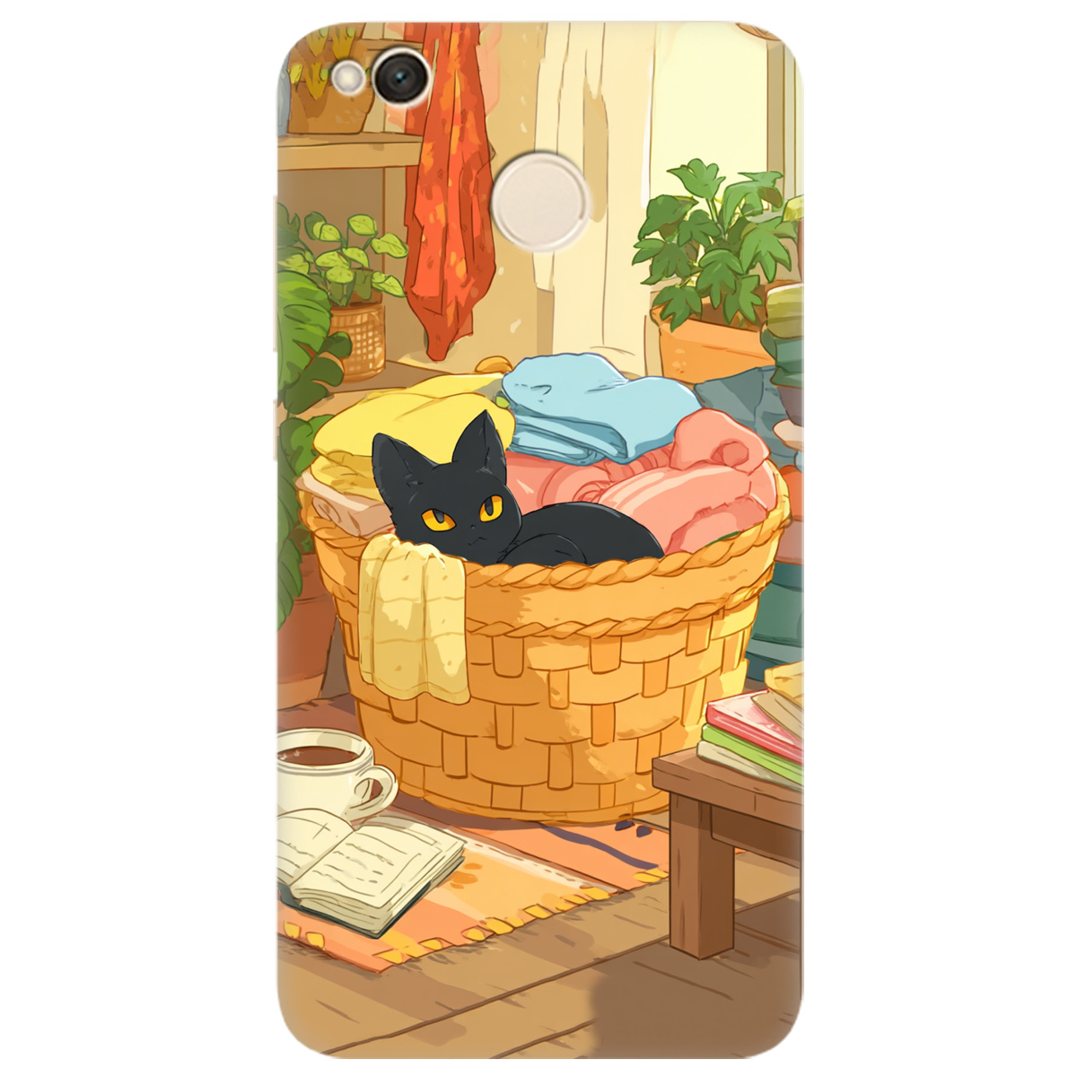 Чохол для Xiaomi Redmi 4X Затишок у кошику - фото 1 - Чохли для телефонів