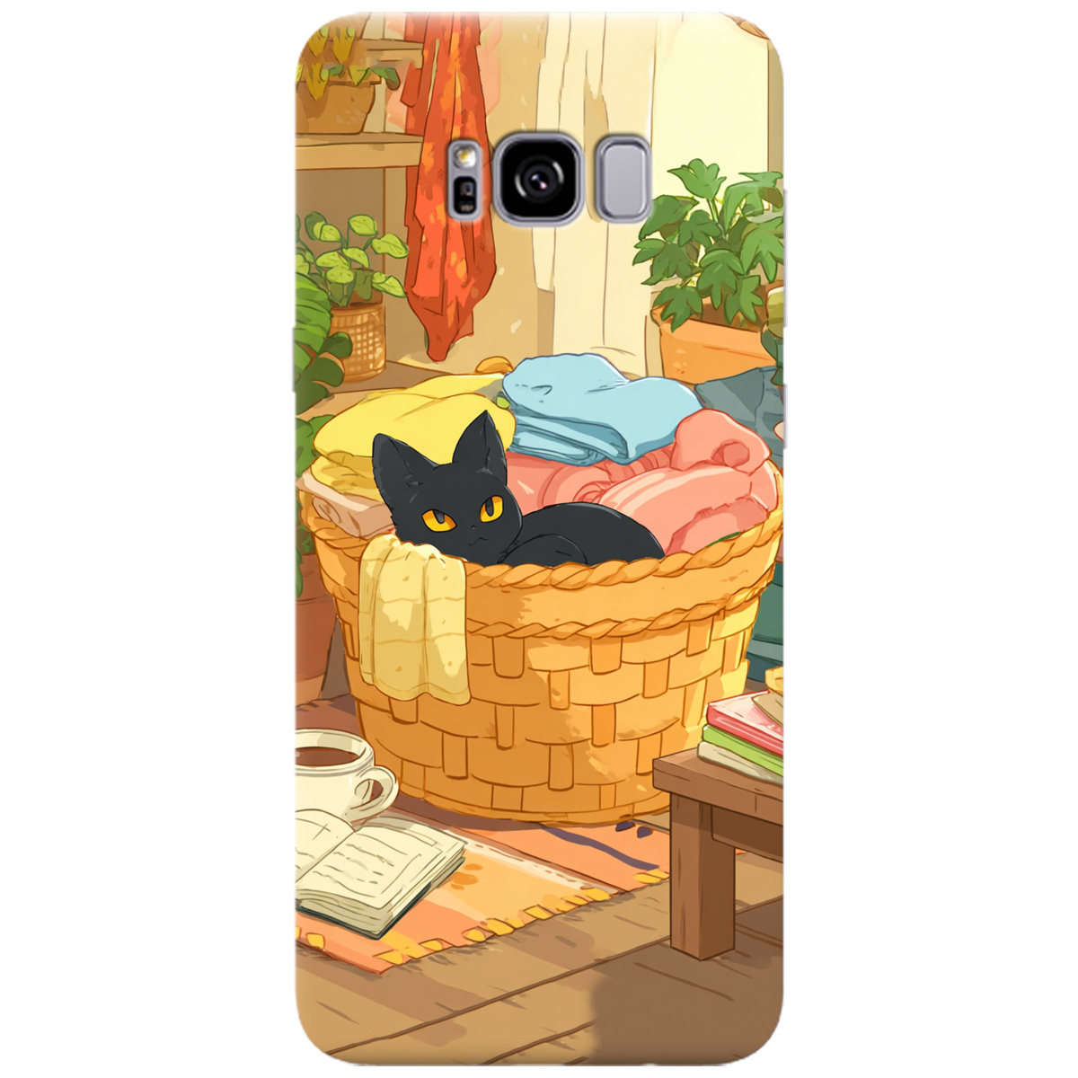 Чехол для Samsung Galaxy S8 Plus Уют в корзине - фото 1 - Чехлы для телефонов