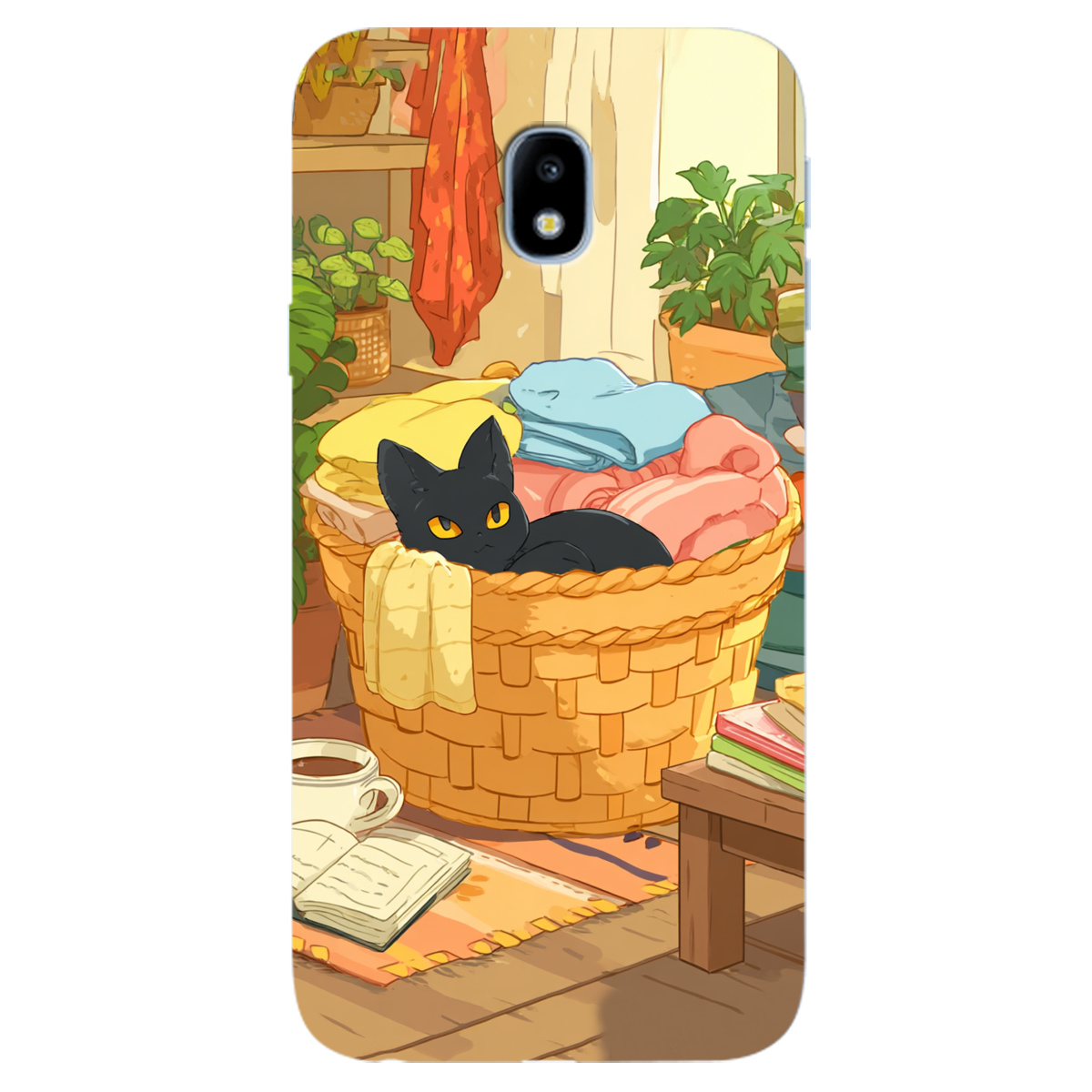 Чохол для Samsung Galaxy J3 2017 Затишок у кошику - фото 1 - Чохли для телефонів