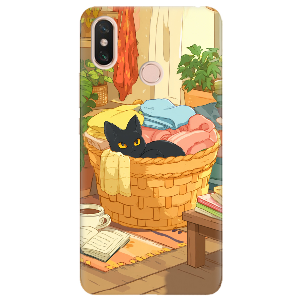 Чохол для Xiaomi Mi Max 3 Затишок у кошику - фото 1 Чохол для Xiaomi Mi Max 3 Затишок у кошику - фото 1 - Чохли для телефонів