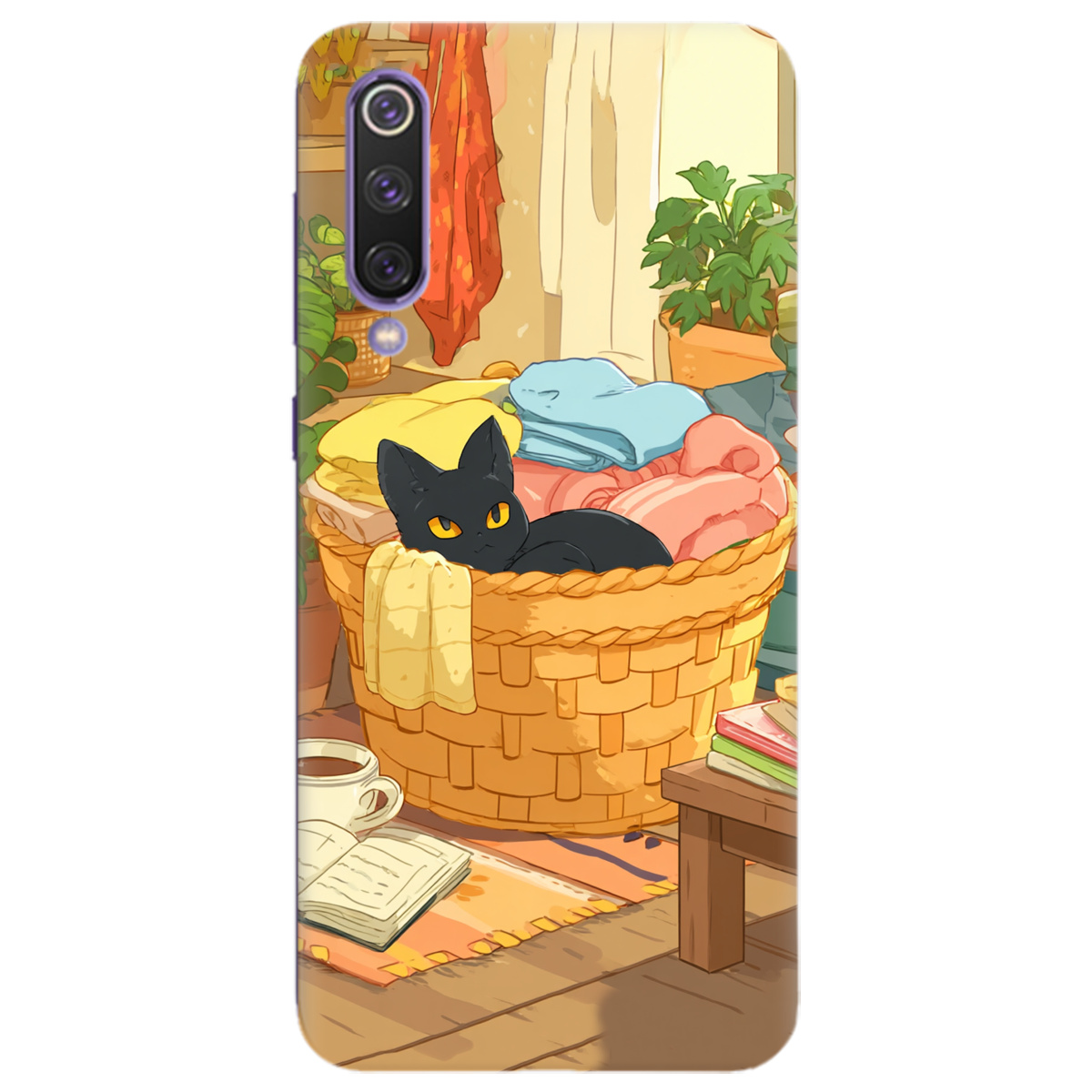Чохол для Xiaomi Mi 9 SE Затишок у кошику - фото 1 - Чохли для телефонів