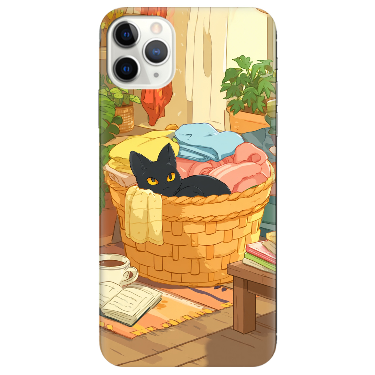 Чохол для Apple iPhone 11 Pro Max Затишок у кошику - фото 1 - Чохли для телефонів