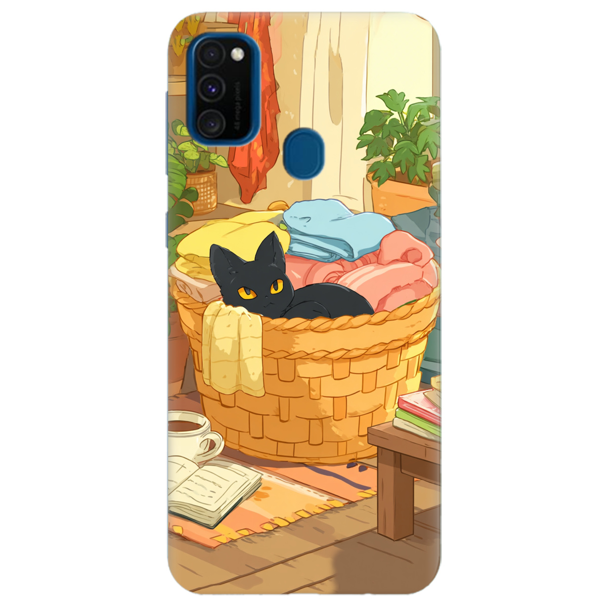 Чехол для Samsung Galaxy M30s Уют в корзине - фото 1 - Чехлы для телефонов