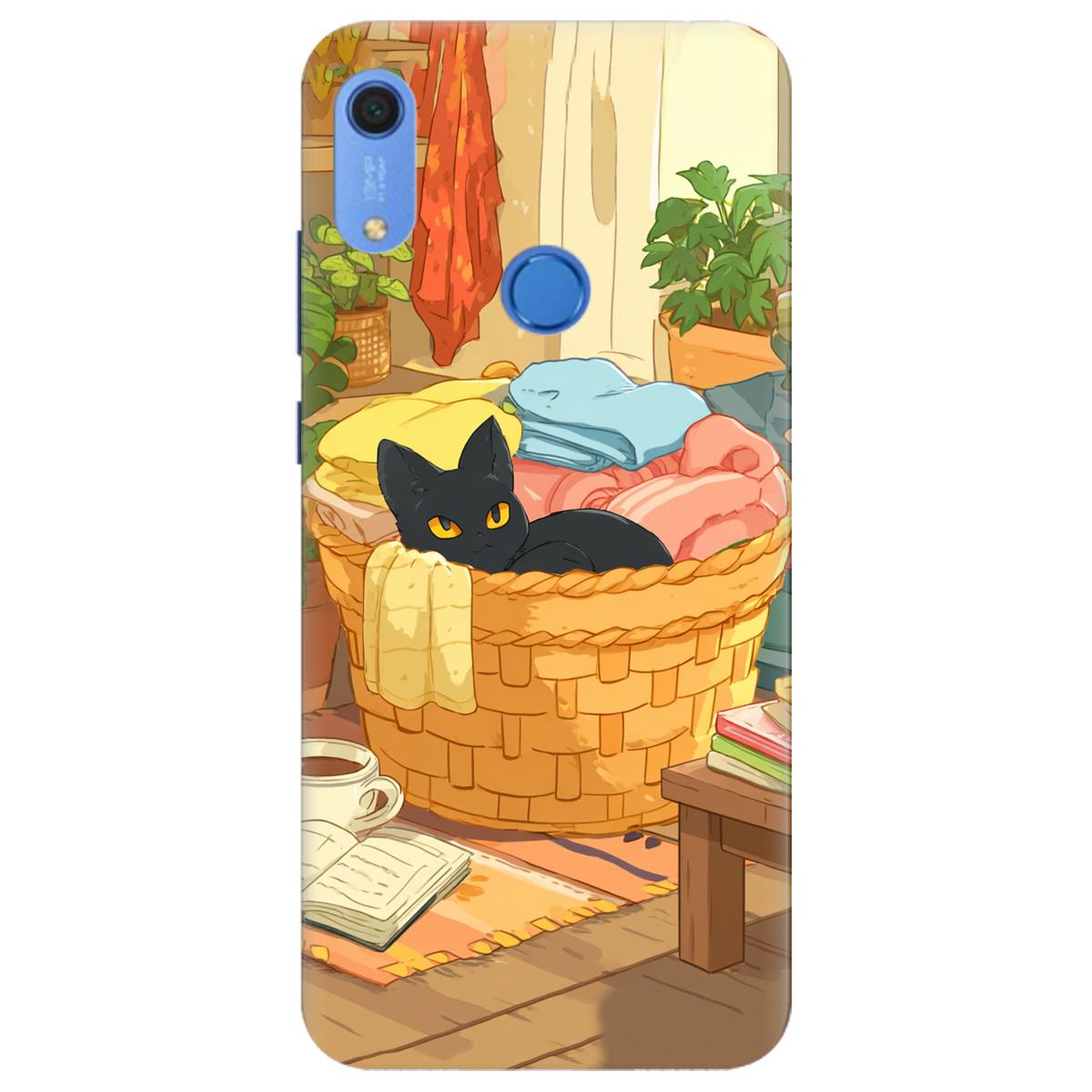 Чохол для Huawei Y6s Затишок у кошику - фото 1 - Чохли для телефонів